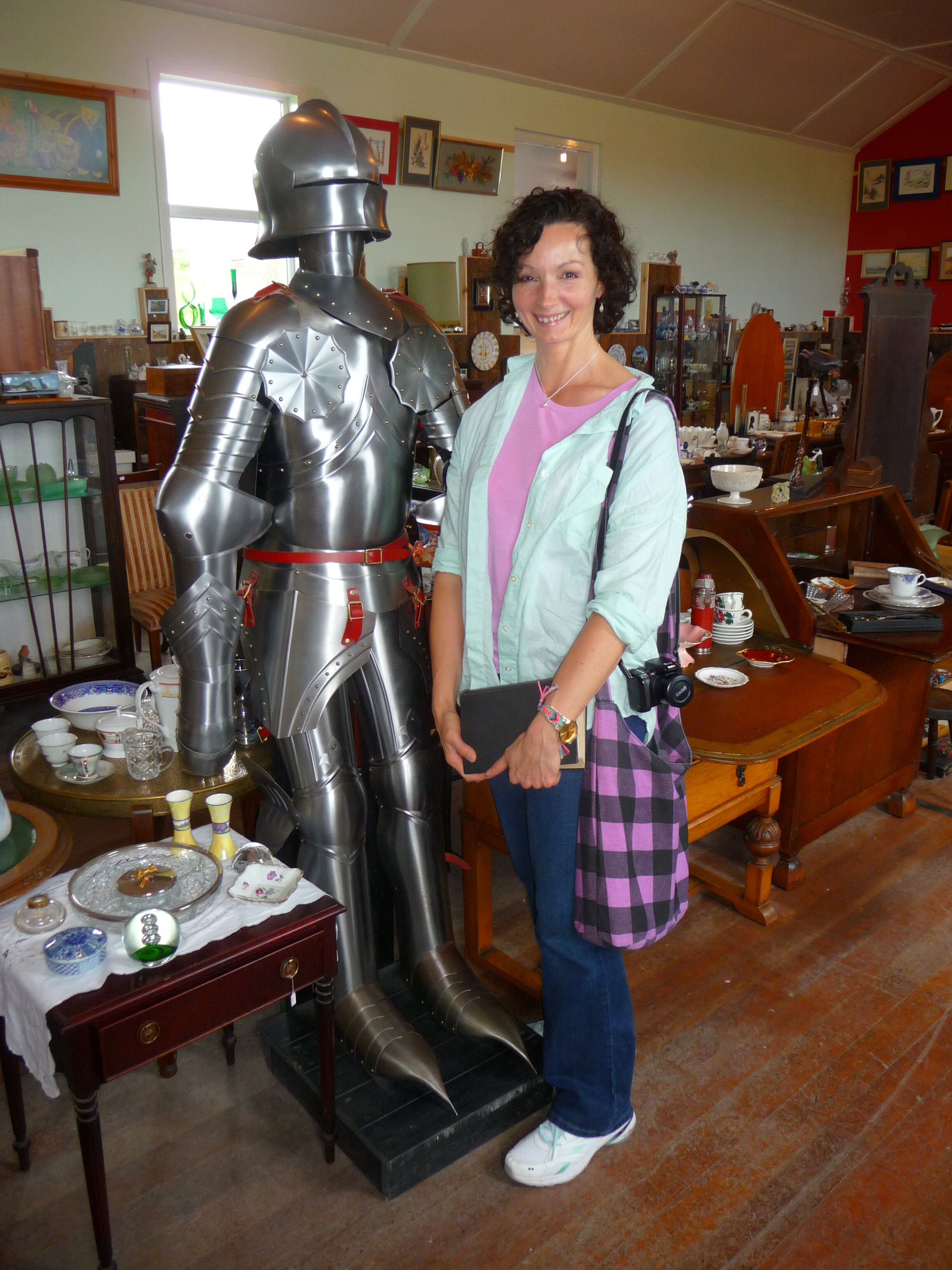 Alec Harding's wonderful antique shop, Birsay, Orkney Islands, Scotland. More about Orkney folk on www.Orkneyology.com