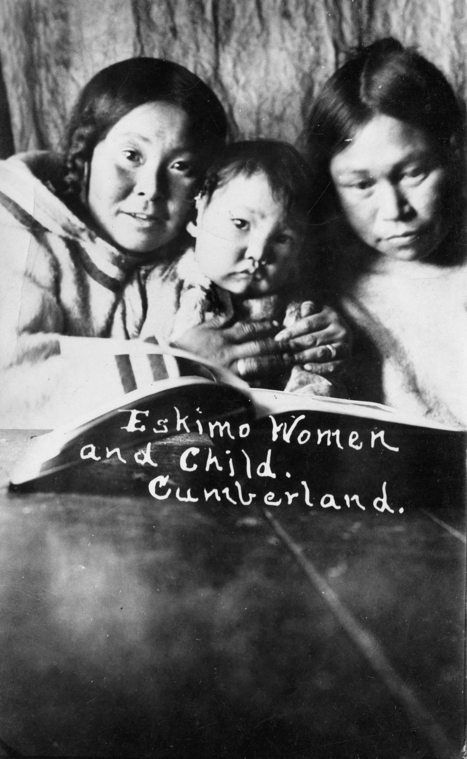 Hudson's Bay Company archive photo - Inuit family Hudson's Bay Company archive photo, Canadian Arctic