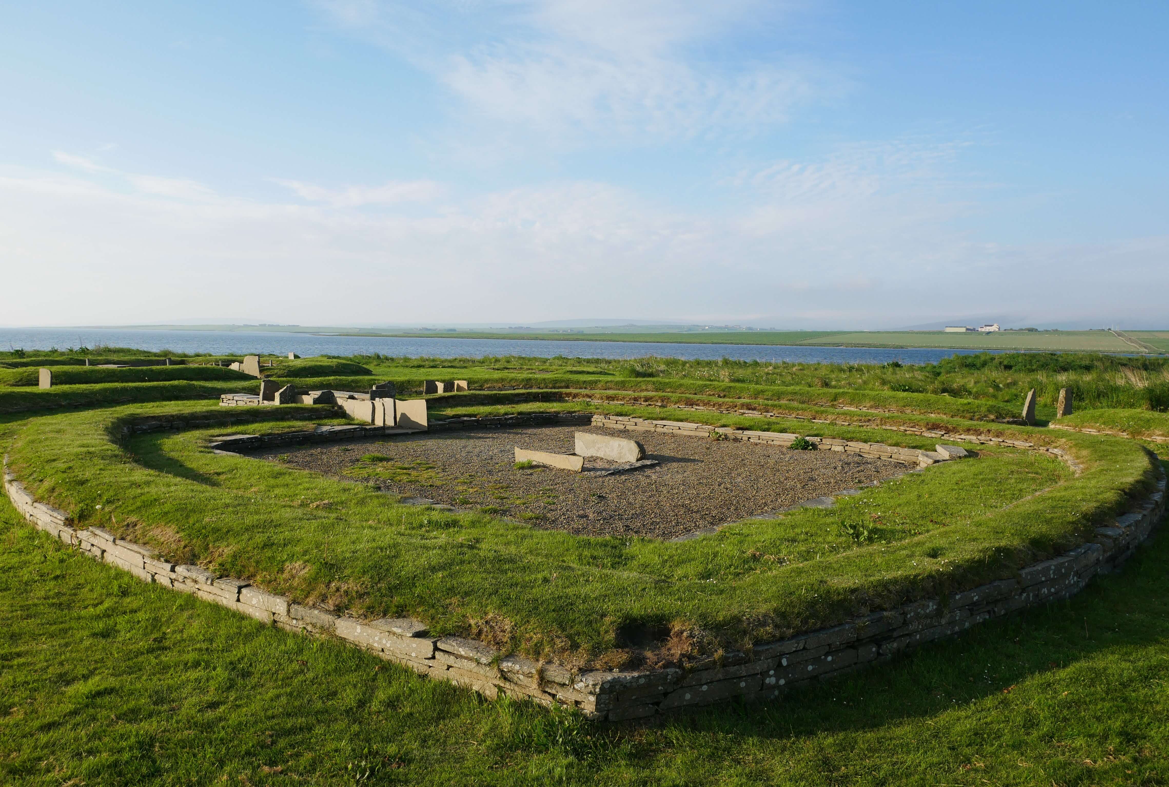 One of the structures at Barnhouse Barnhouse Neolithic Settlement, Orkney Islands, Scotland. Orkneyology.com