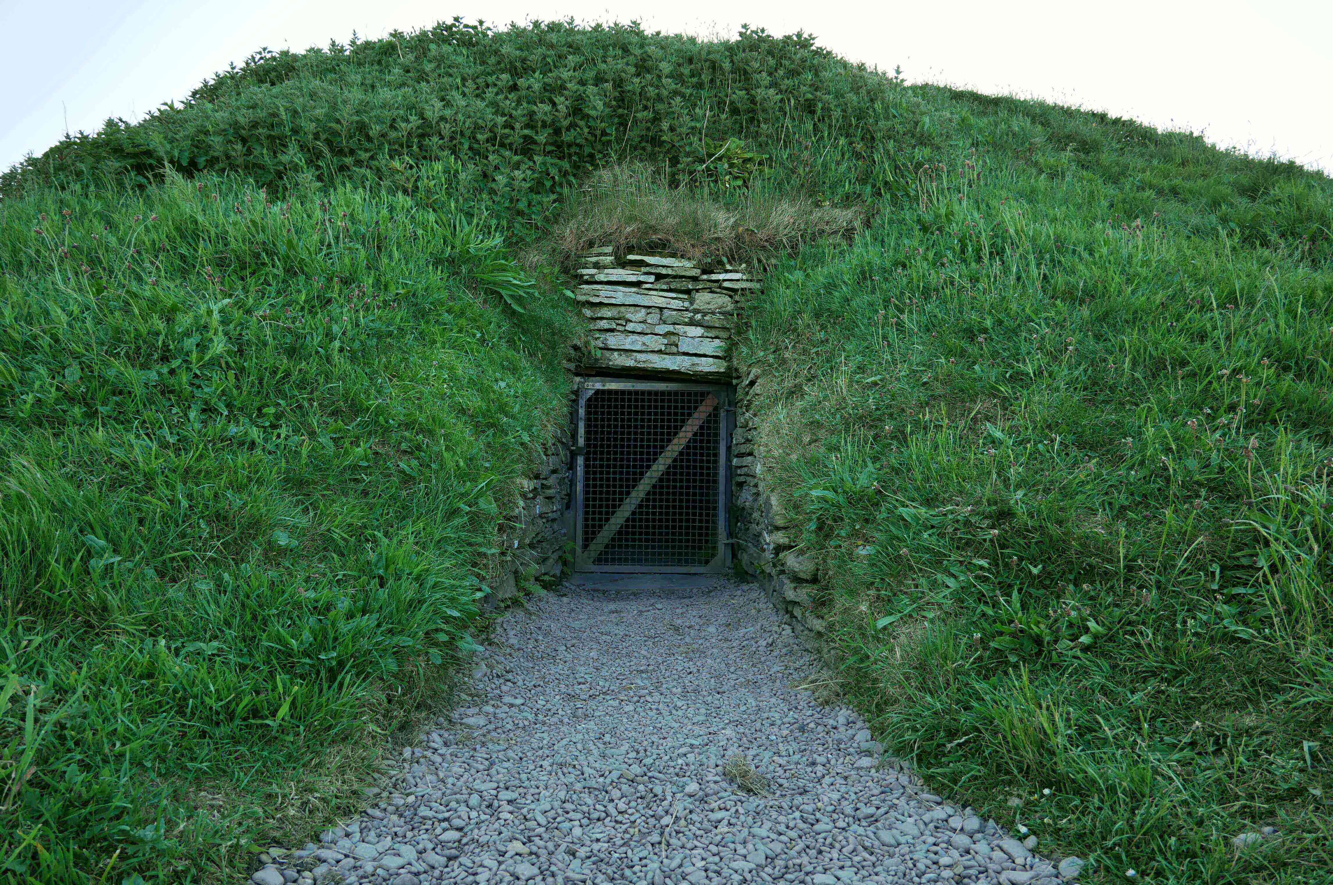 The mound at Finstown, Orkney, Scotland