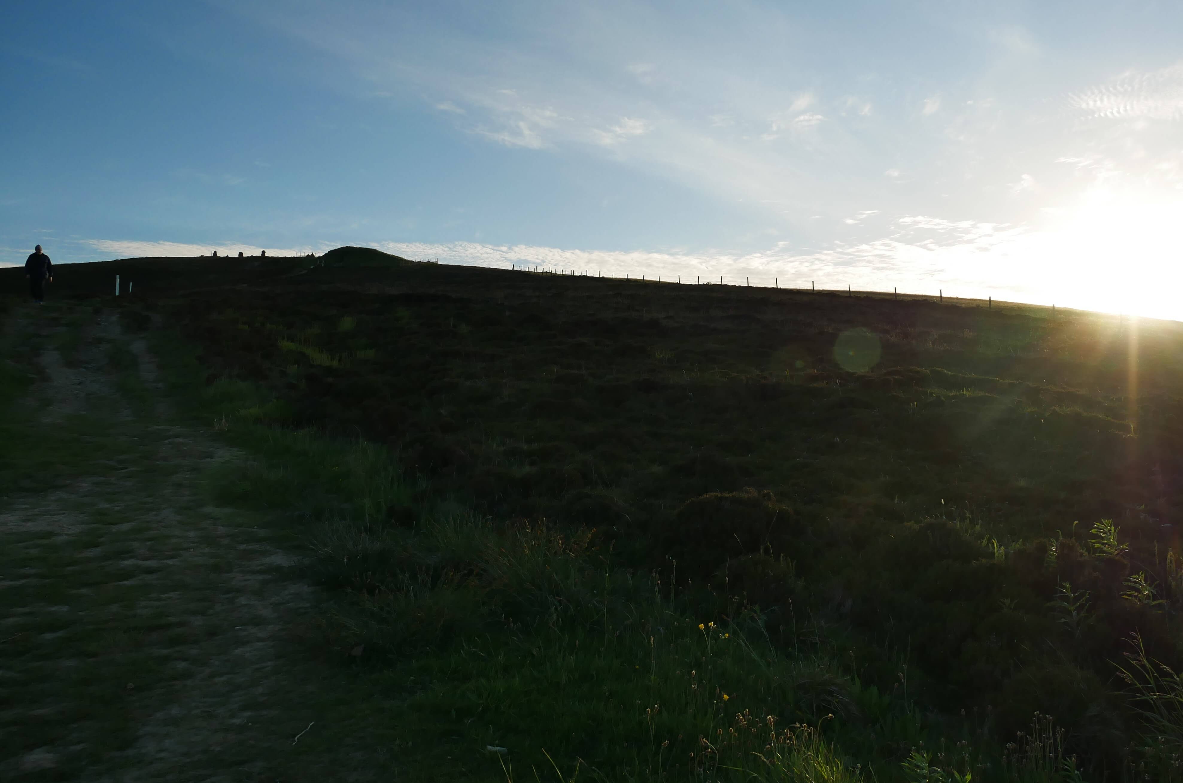 View from below the cairn, Finstown, Orkney, Scotland