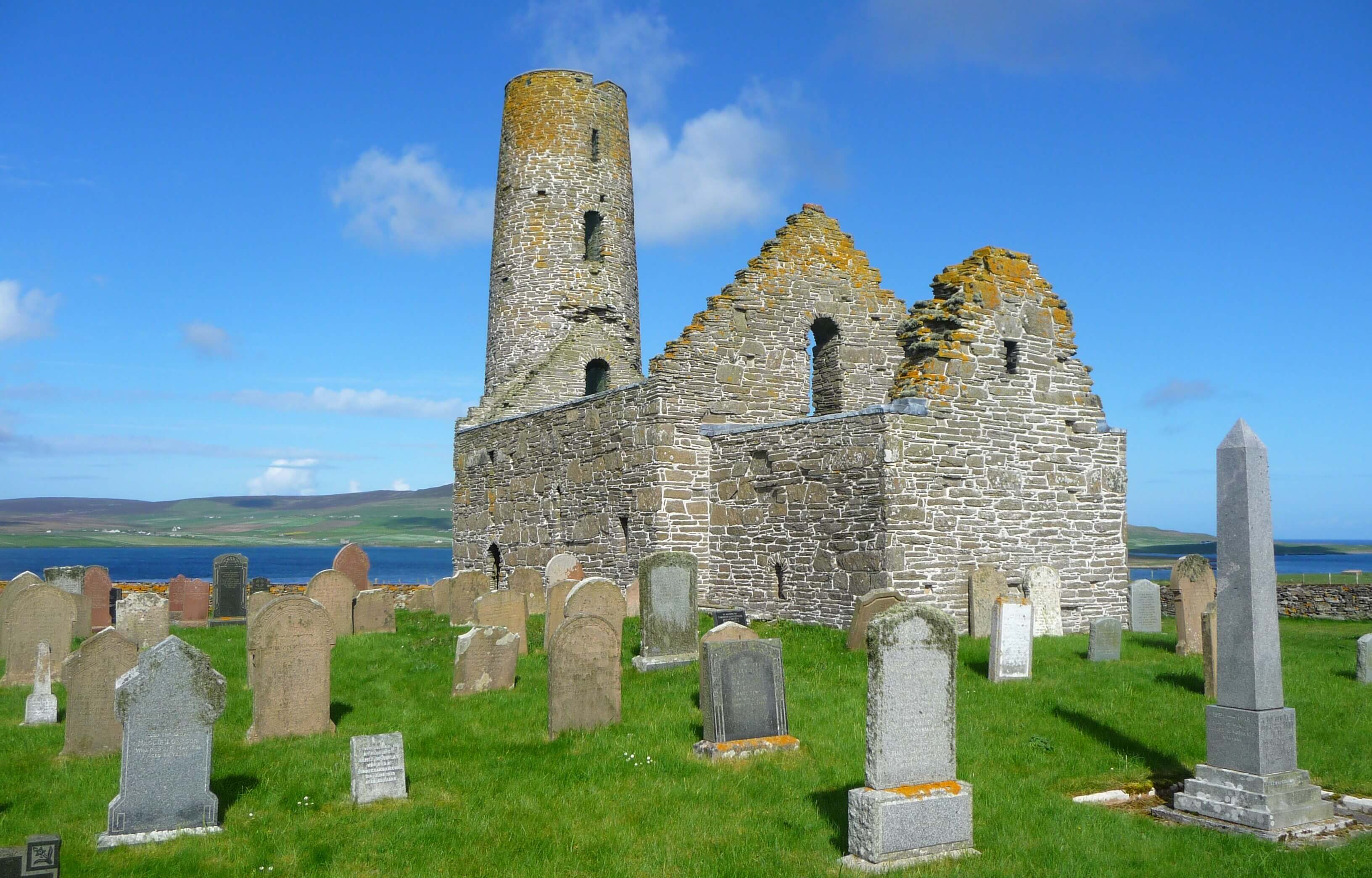 St Magnus Kirk, island of Egilsay, Orkney Islands, Scotland, UK