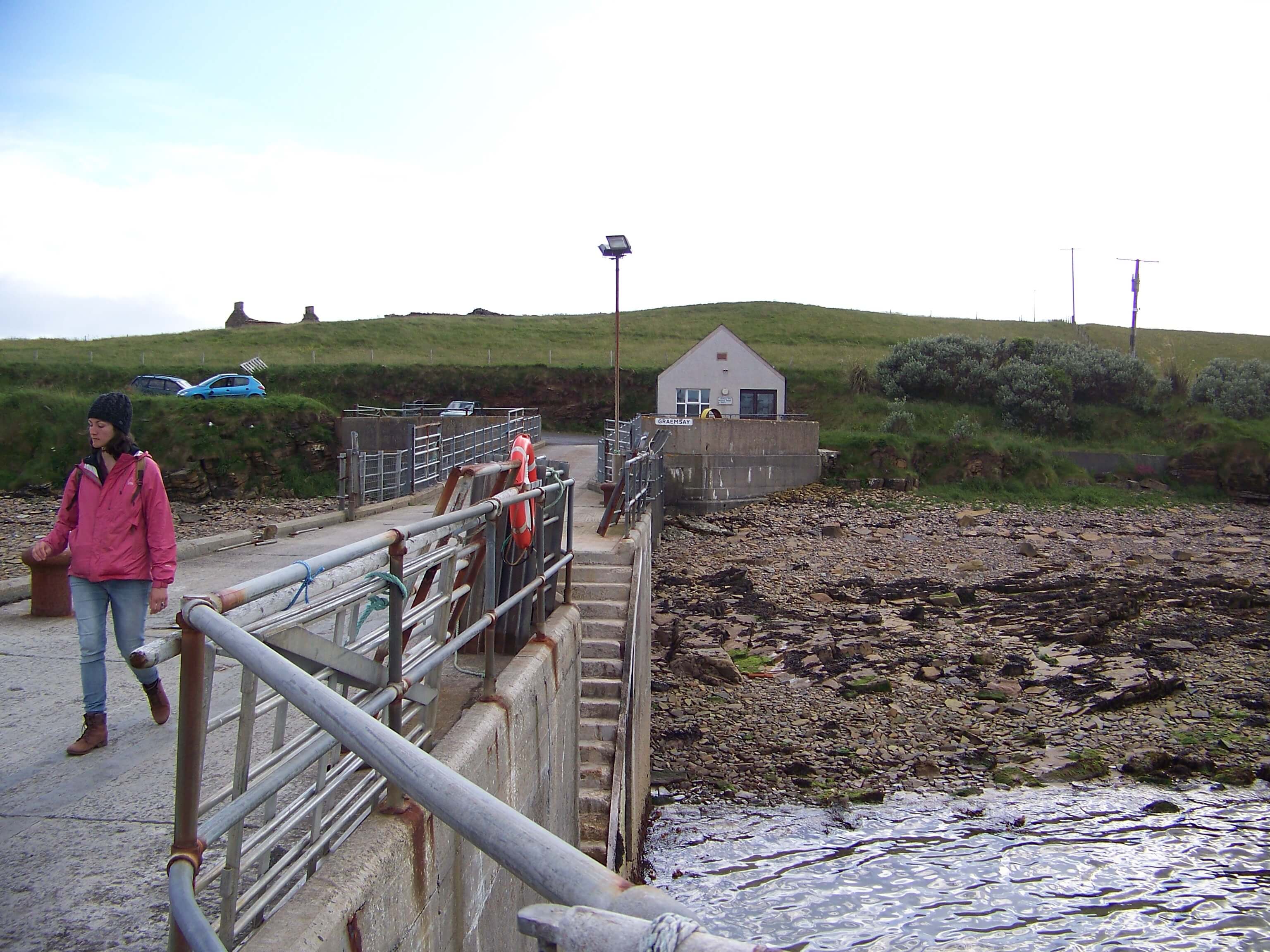 The island's wee ferry terminal Ferry terminal, Orkney