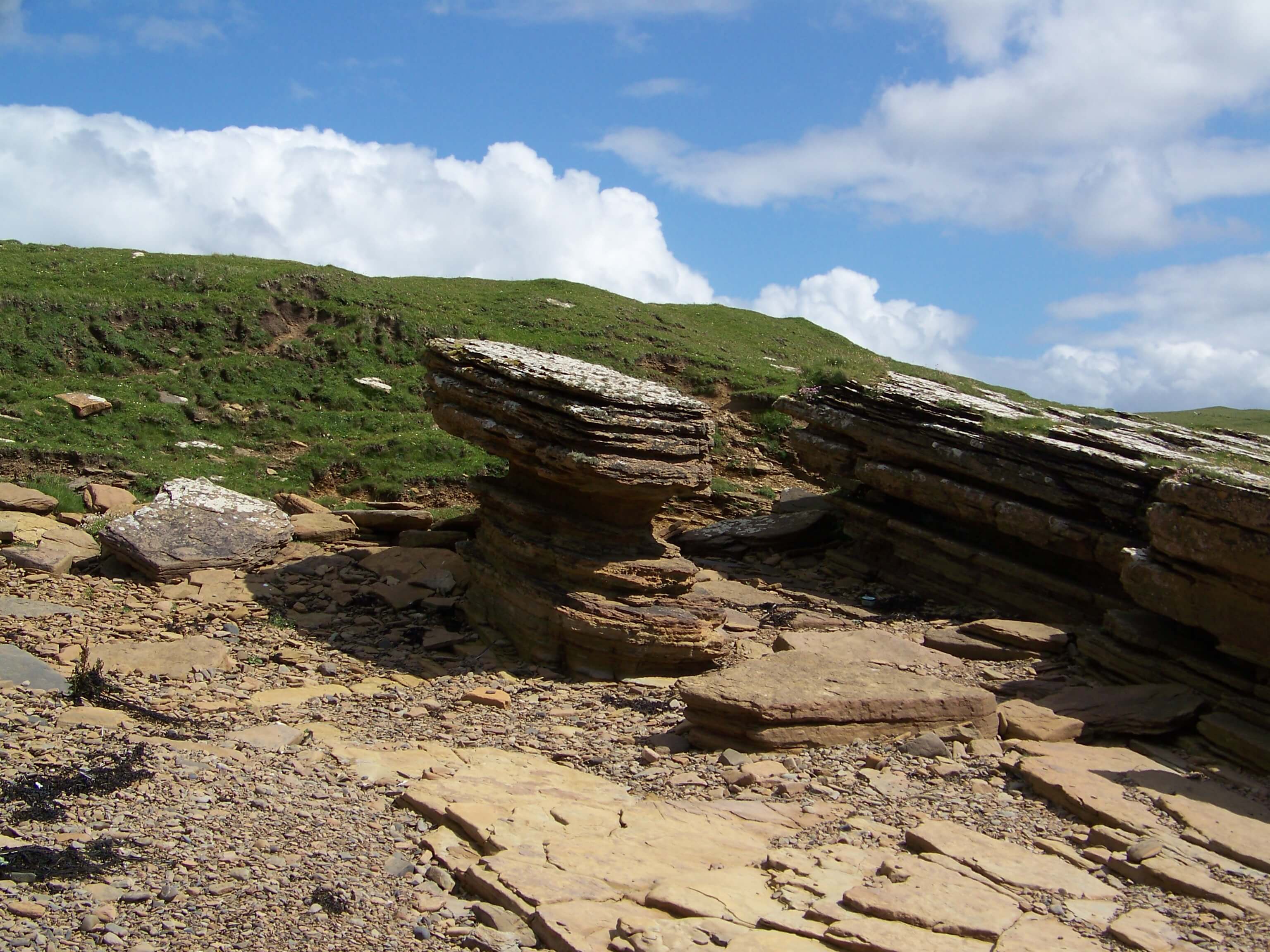 The Hattie Man o' Ree "The Hattie Man" stone, island of Graemsay, Orkney Islands, Scotland