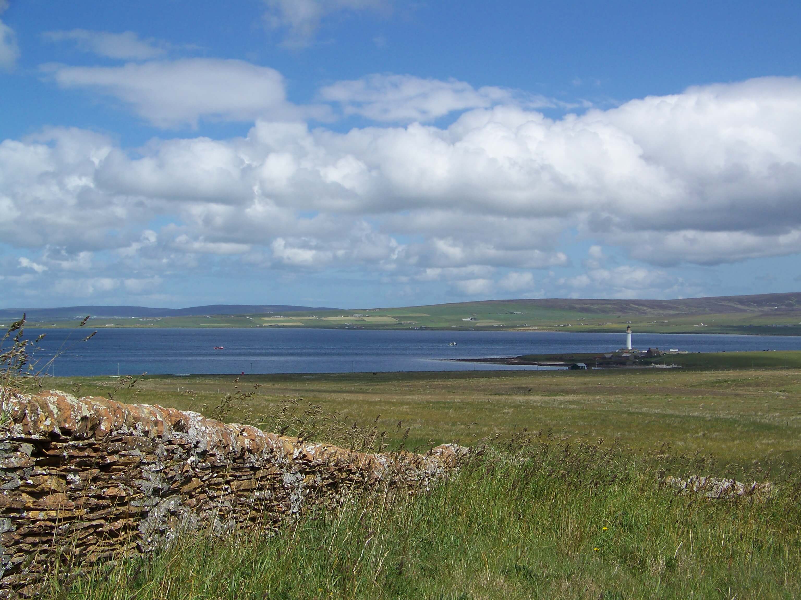 Distant view of Hoy High lighthouse Distant view of Hoy High lighthouse, Orkney