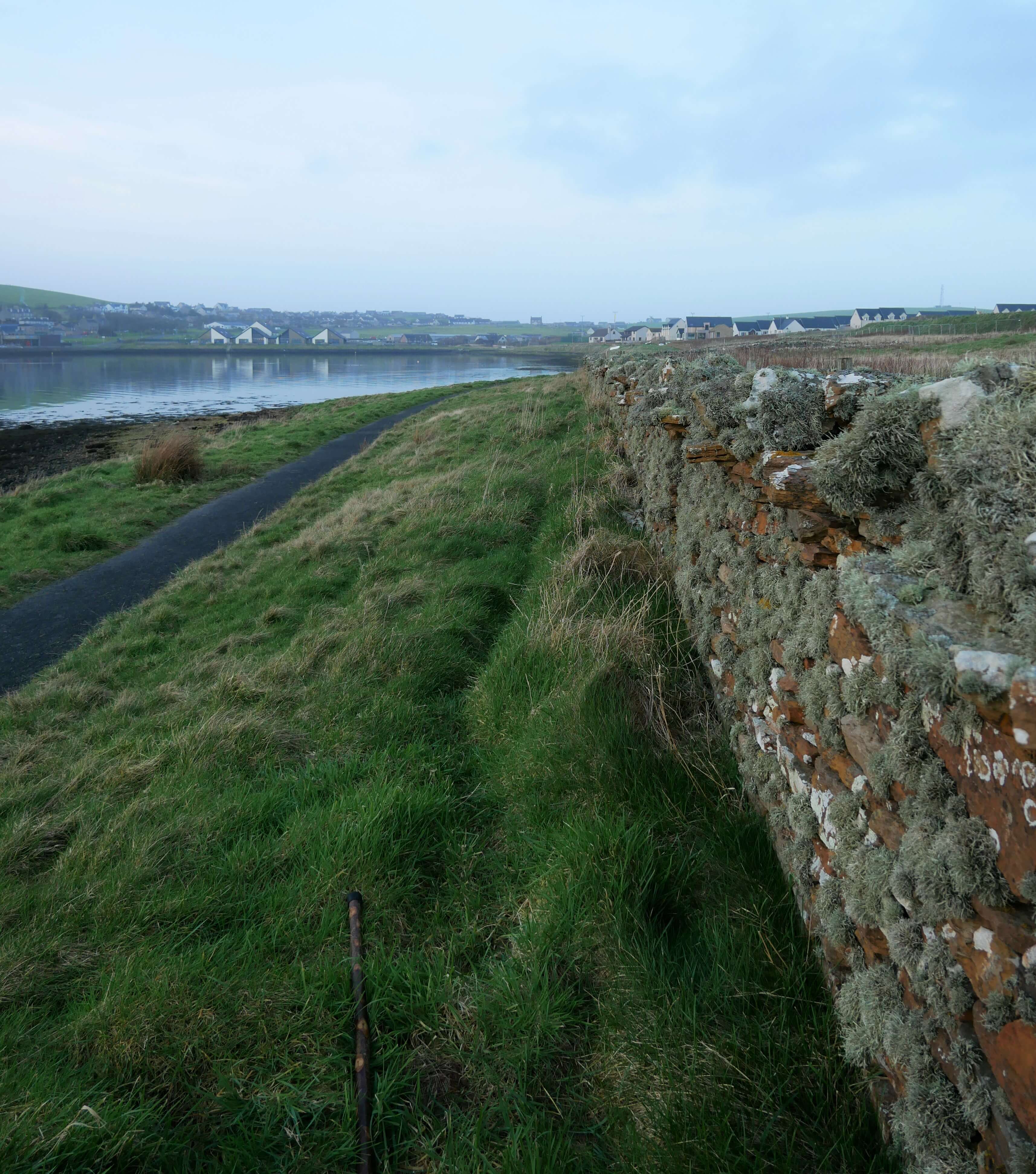 Walking path leading to Stromness, Orkney Islands, Scotland, UK Orkneyology.com