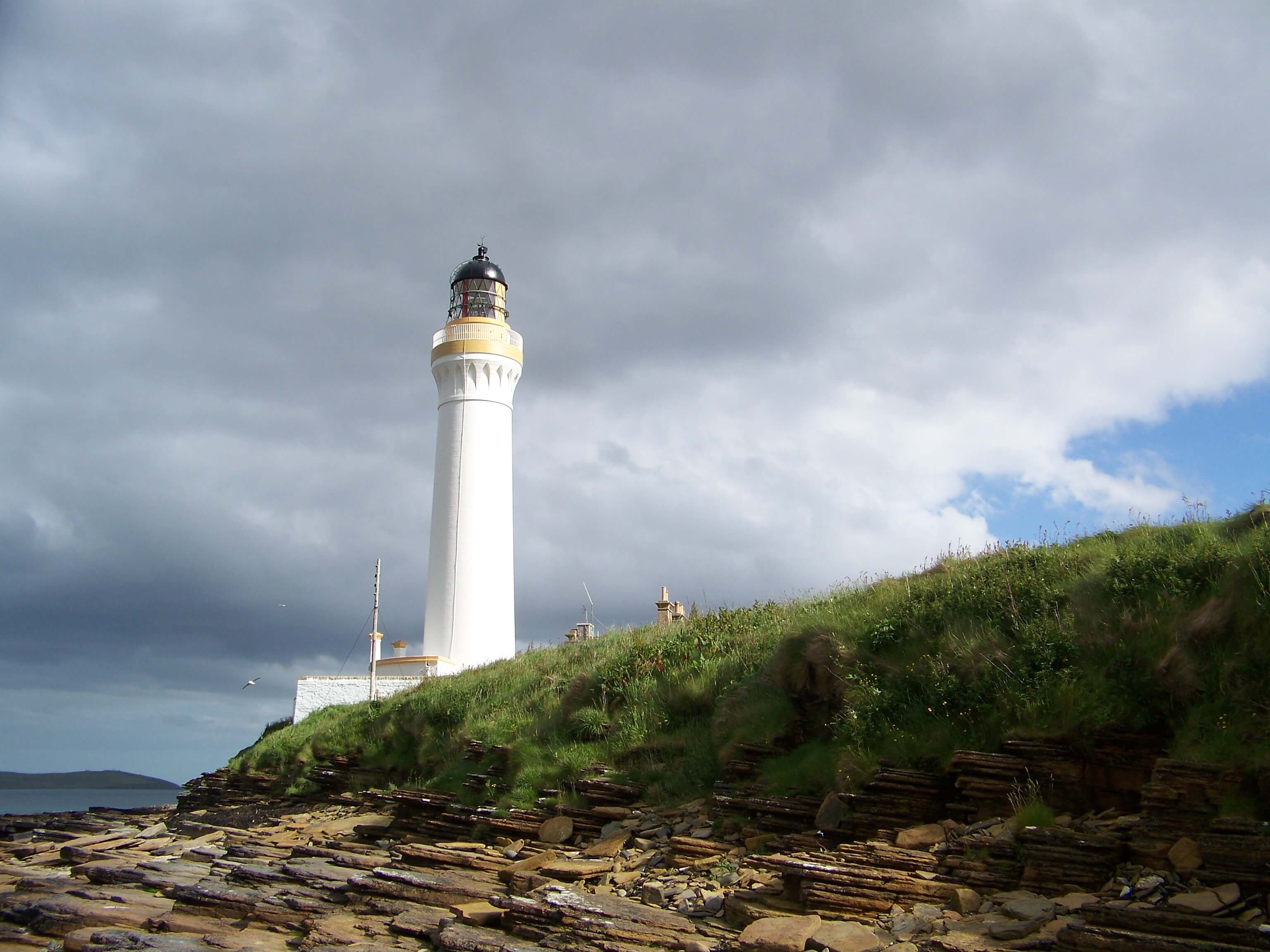 Lighthouse on the island of Graemsay.