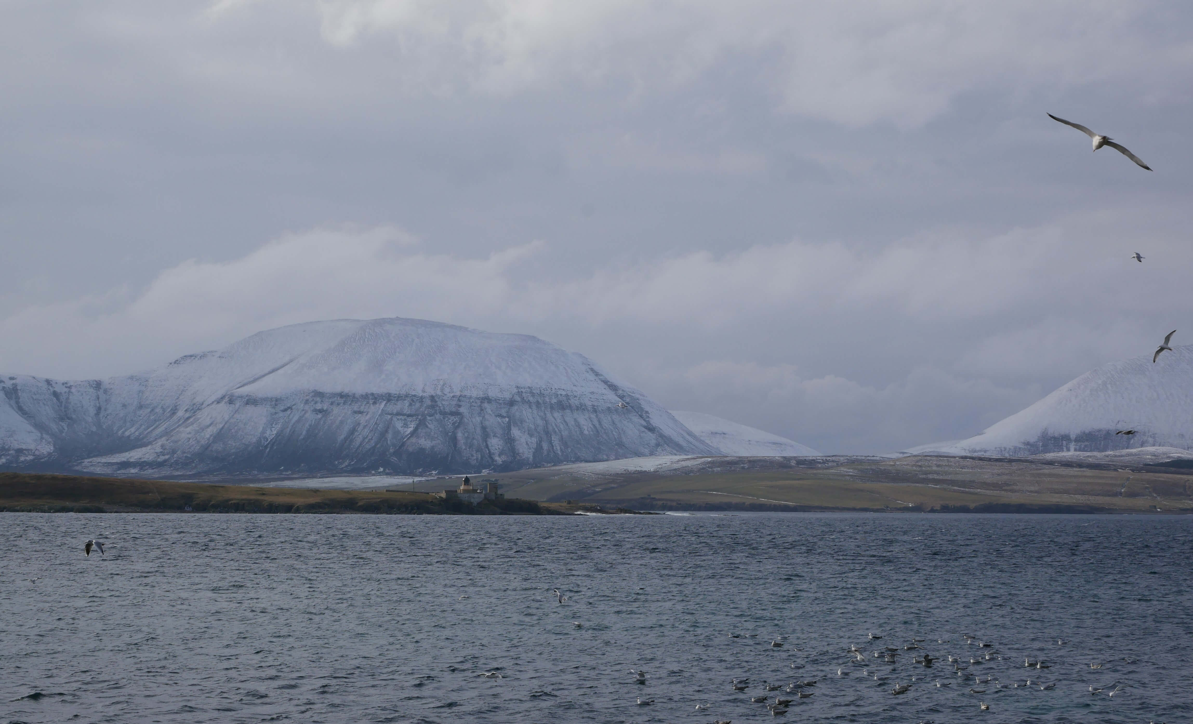 The Ward Hill in winter The Ward Hill, islands of Hoy, Orkney Islands, Scotland. www.Orkneyology.com