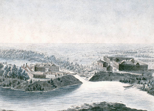 Hudson's Bay Company's Pembina Fort, 1822.
Orkneyology.com