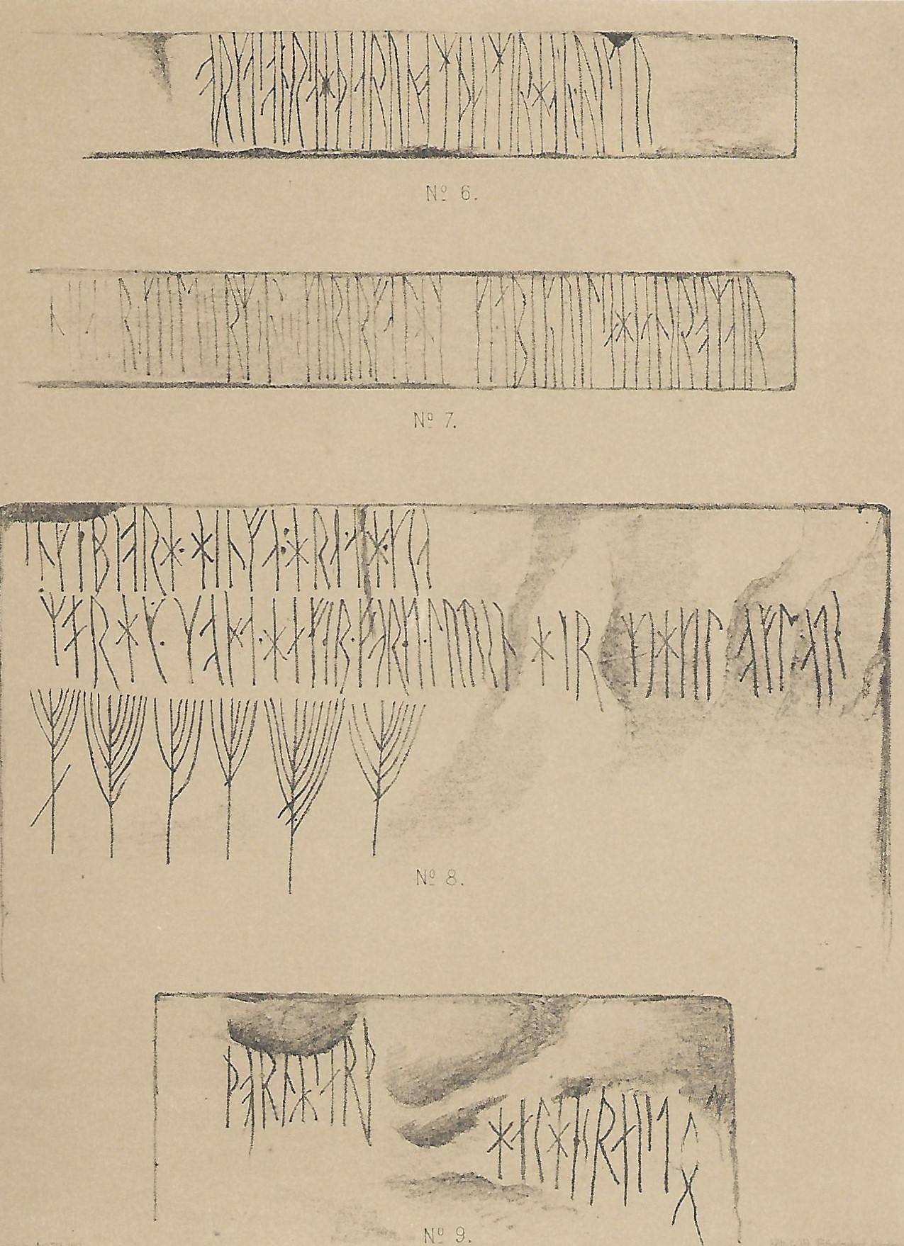 Old illustration of some of Maeshowe's runes Old illustration of Viking runes at the Neolithic chambered tomb in Stenness, Orkney Islands, Scotland. www.Orkneyology.com