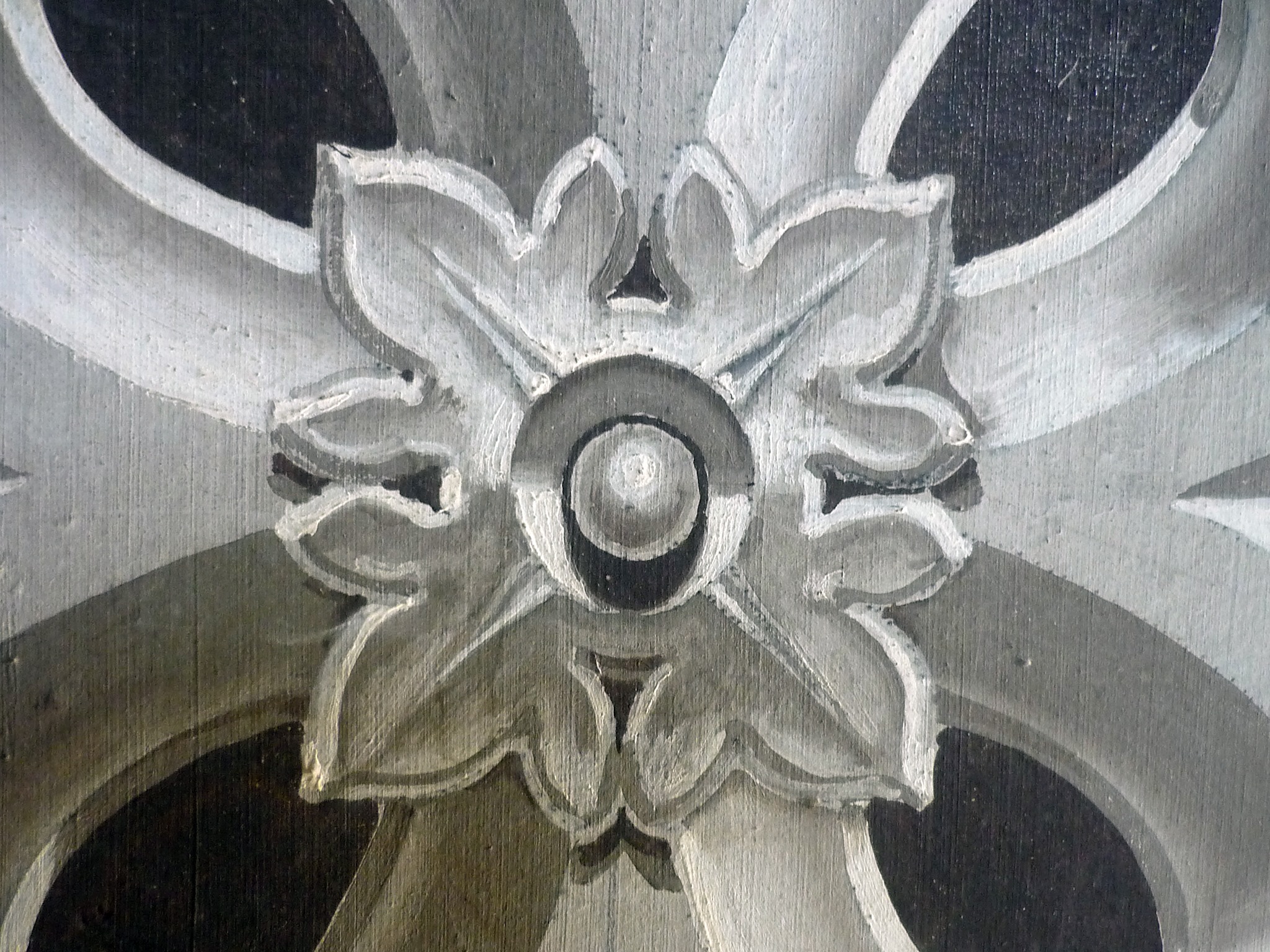 The Italian POW chapel on Lamb Holm in Scotland's Orkney Islands. Photos showing damage and repair work by Antonella Papa, art restorer from Rome, Italy. www.Orkneyology.com