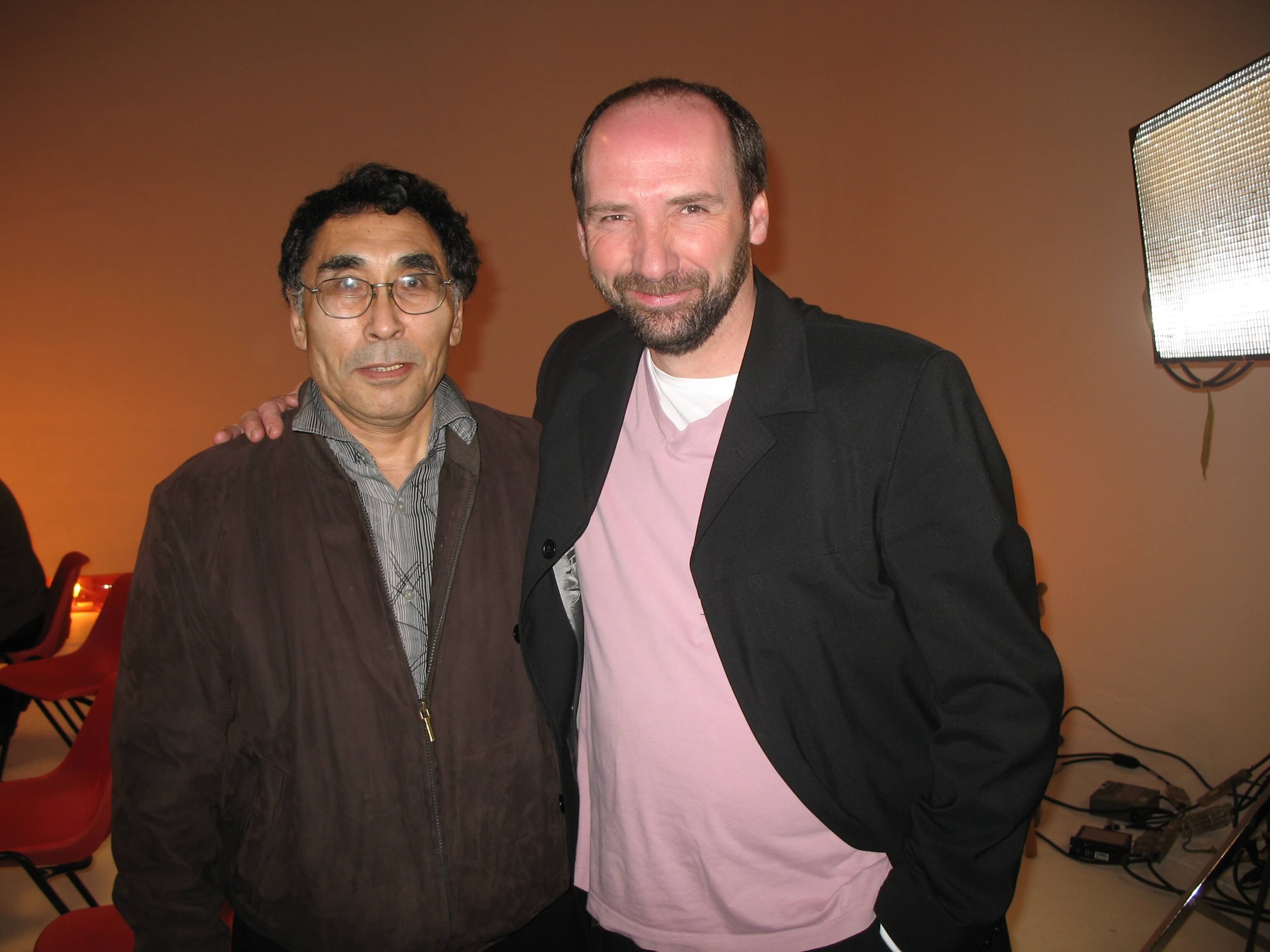 Tagak Curley, Inuit statesman, with Gerald Dickens, great-great grandson of Charles Dickens Tagak Curley, Inuit statesman with Gerald Dickens, great-great grandson of Charles Dickens