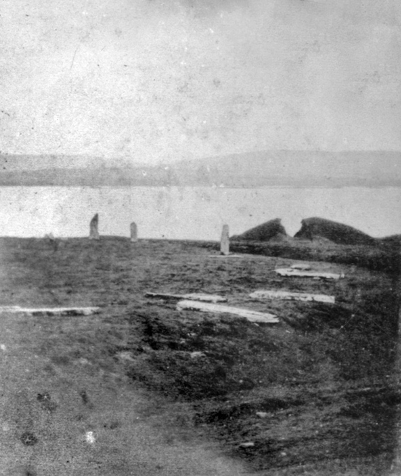 Exploring Fresh Knowe - a bit drastically Archaeological trench dug through Fresh Knowe at the standing stones at Brodgar, Orkney Islands, Scotland. www.orkneyology.com