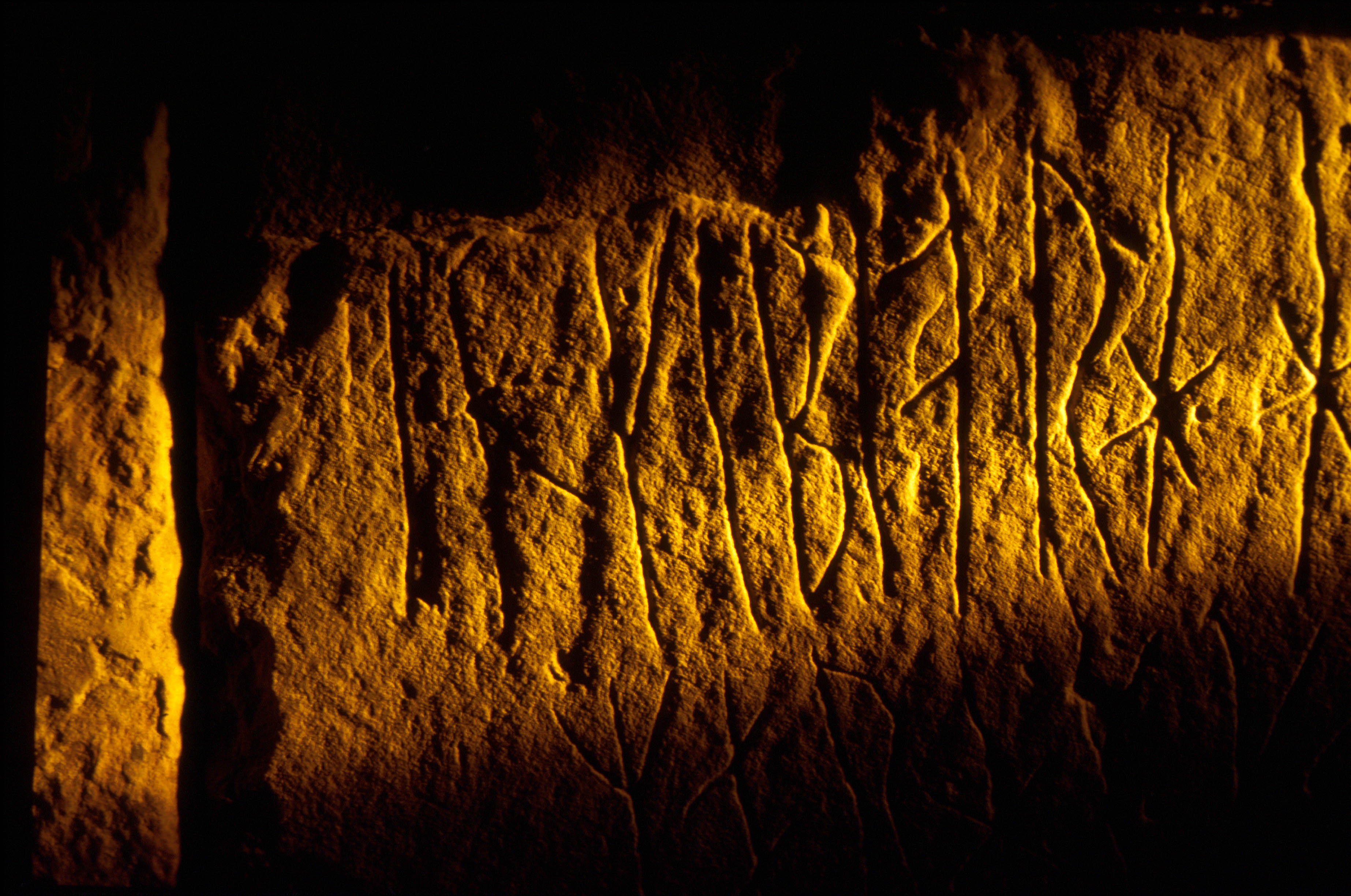 One more rune photo Viking runes at the Neolithic chambered tomb in Stenness, Orkney Islands, Scotland. www.Orkneyology.com