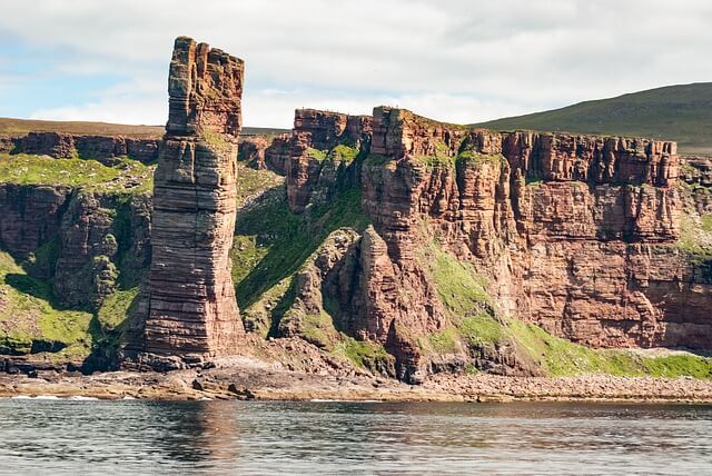 The Old Man of Hoy rock stack, Orkney.