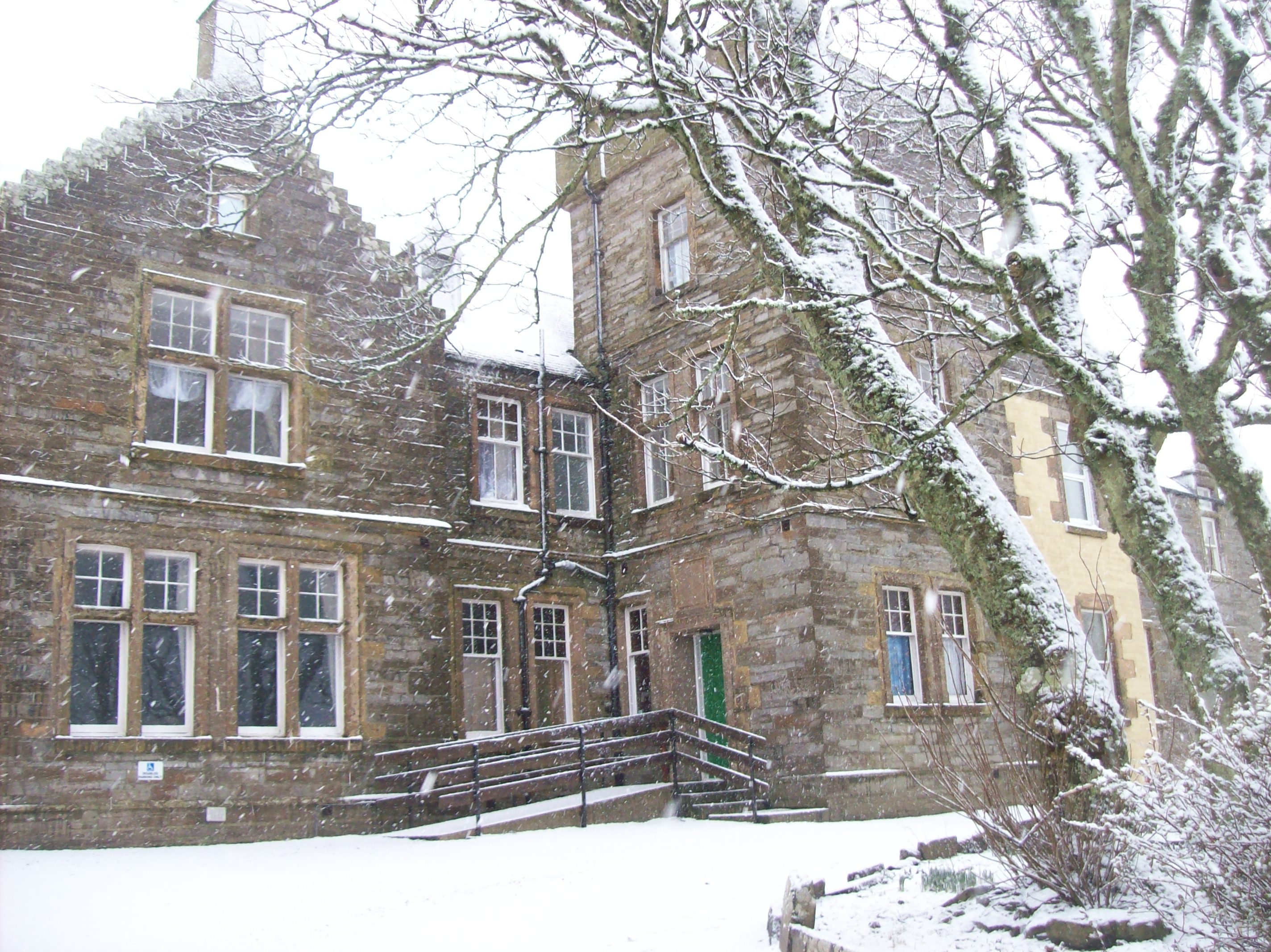 First winter Orkney Islands, Scotland - the historic Highland Park mansion in Kirkwall, Orkney, now a gorgeous bed and breakfast. www.Orkneyology.com