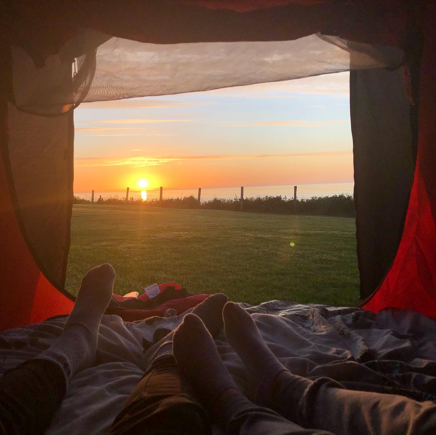 Camping in Orkney - Ayre Rock Hostel and Campsite, Sanday, Orkney Islands, Scotland. More on www.Orkneyology.com.
