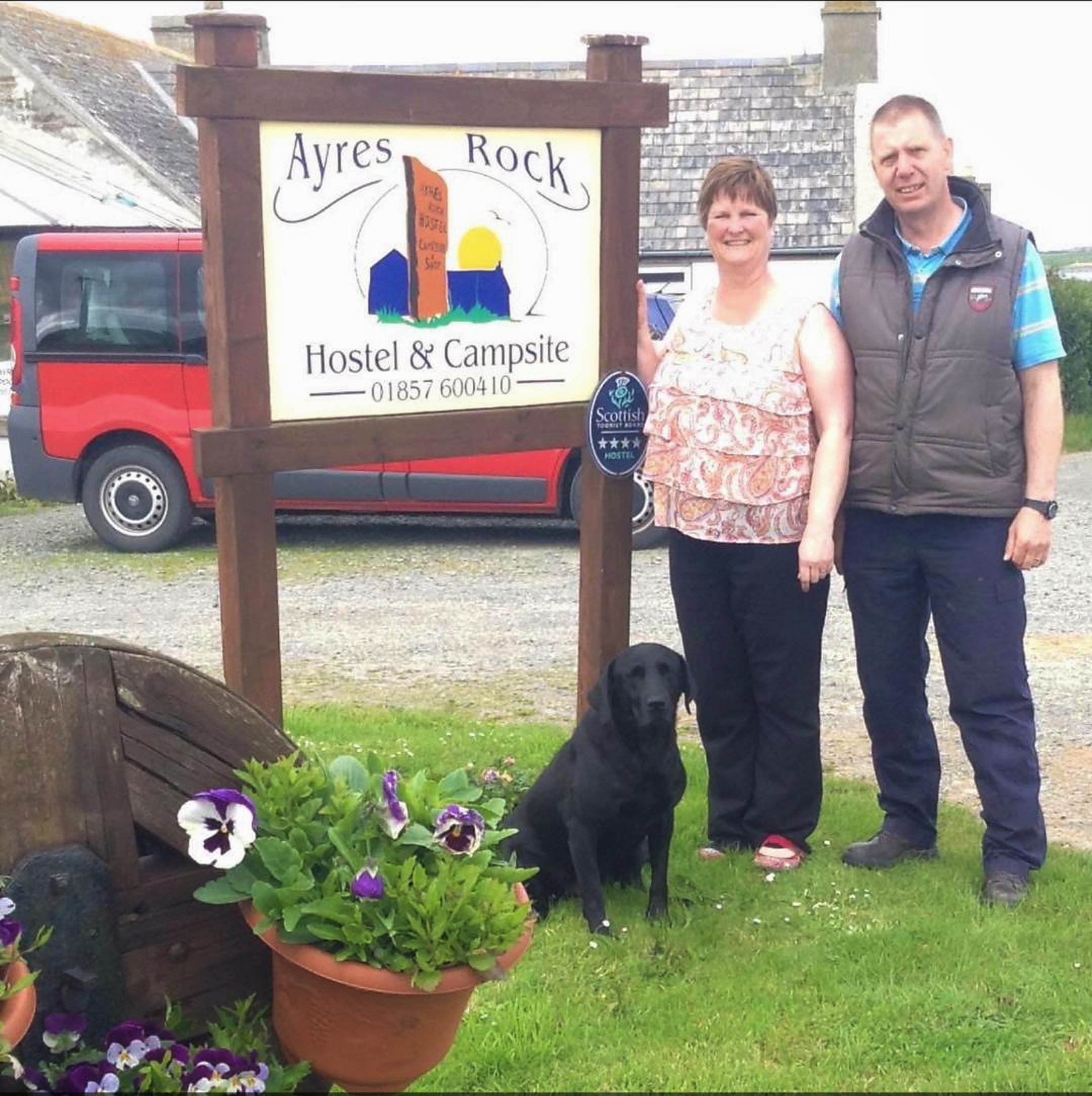 Ayre Rock Hostel and Campsite, Sanday, Orkney Islands, Scotland. More on www.Orkneyology.com.