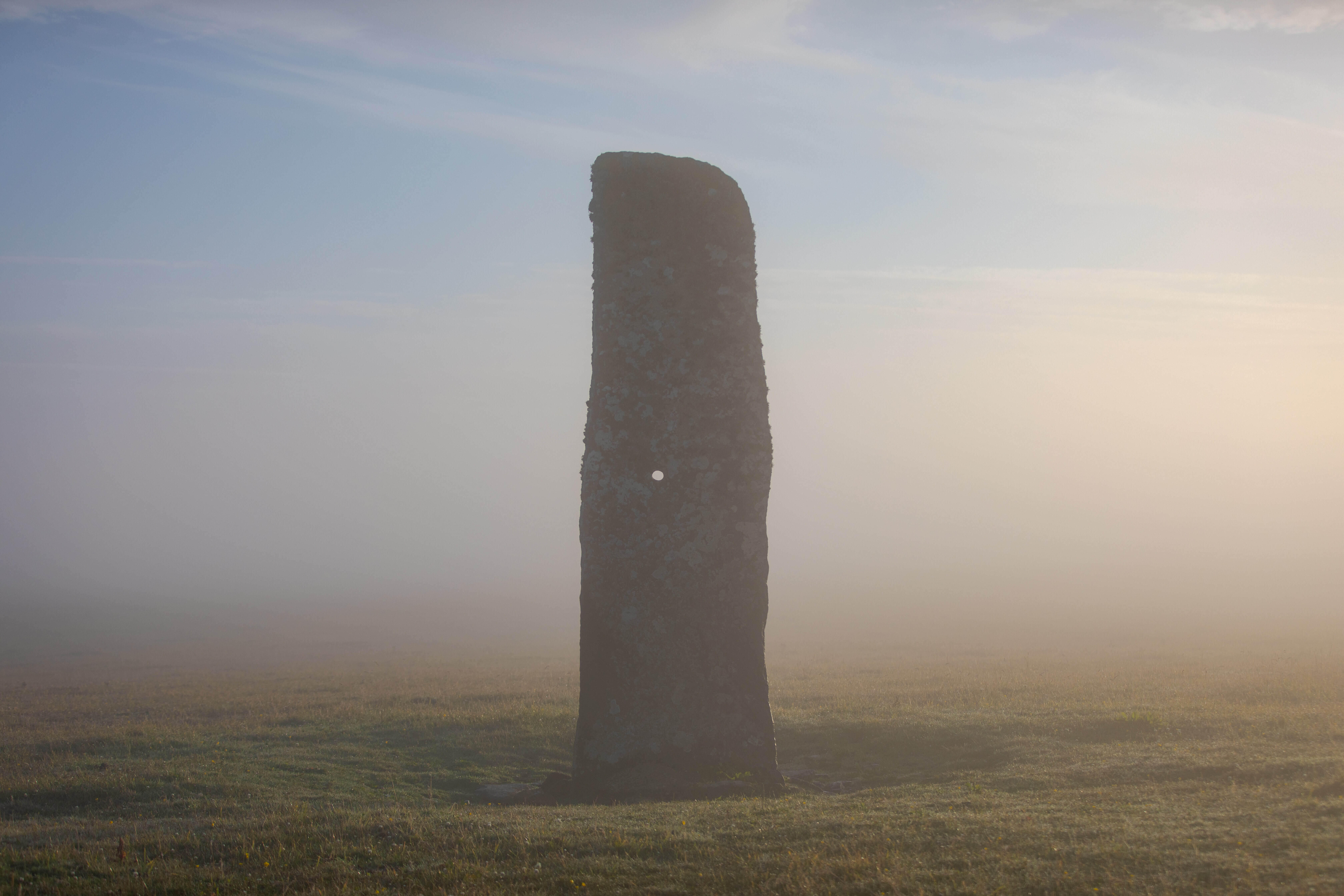 OrkneyologyPress A Letter From North Ronaldsay, Standingstone, copyright FionnMcarthur, Start Point Media, North Ronaldsay, Orkney Islands, Scotland