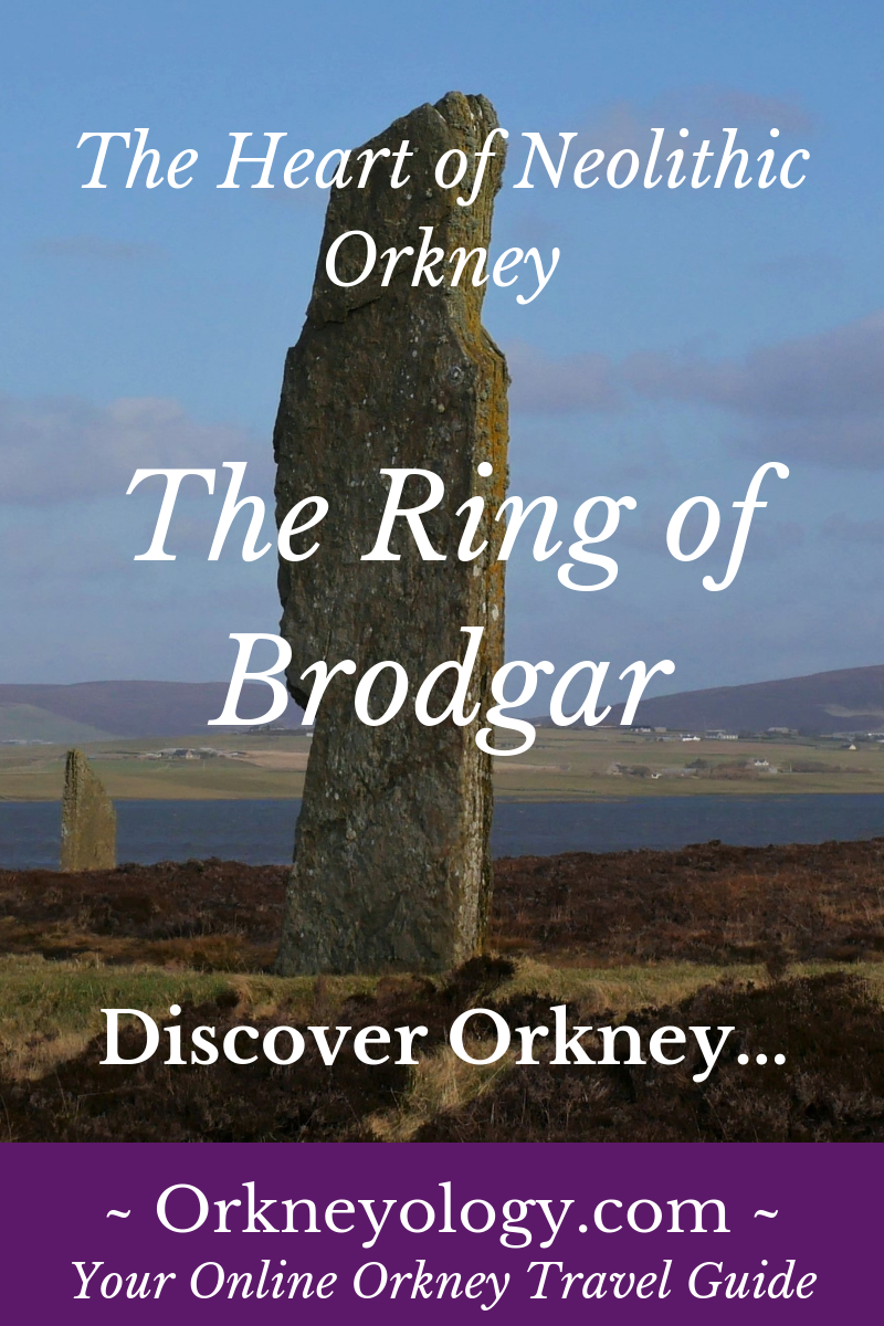 The Neolithic stone circle at Brodgar,  Orkney Islands, Scotland, UK. Find out how to visit Orkney, Scotland from native storyteller Tom Muir at https://www.orkneyology.com