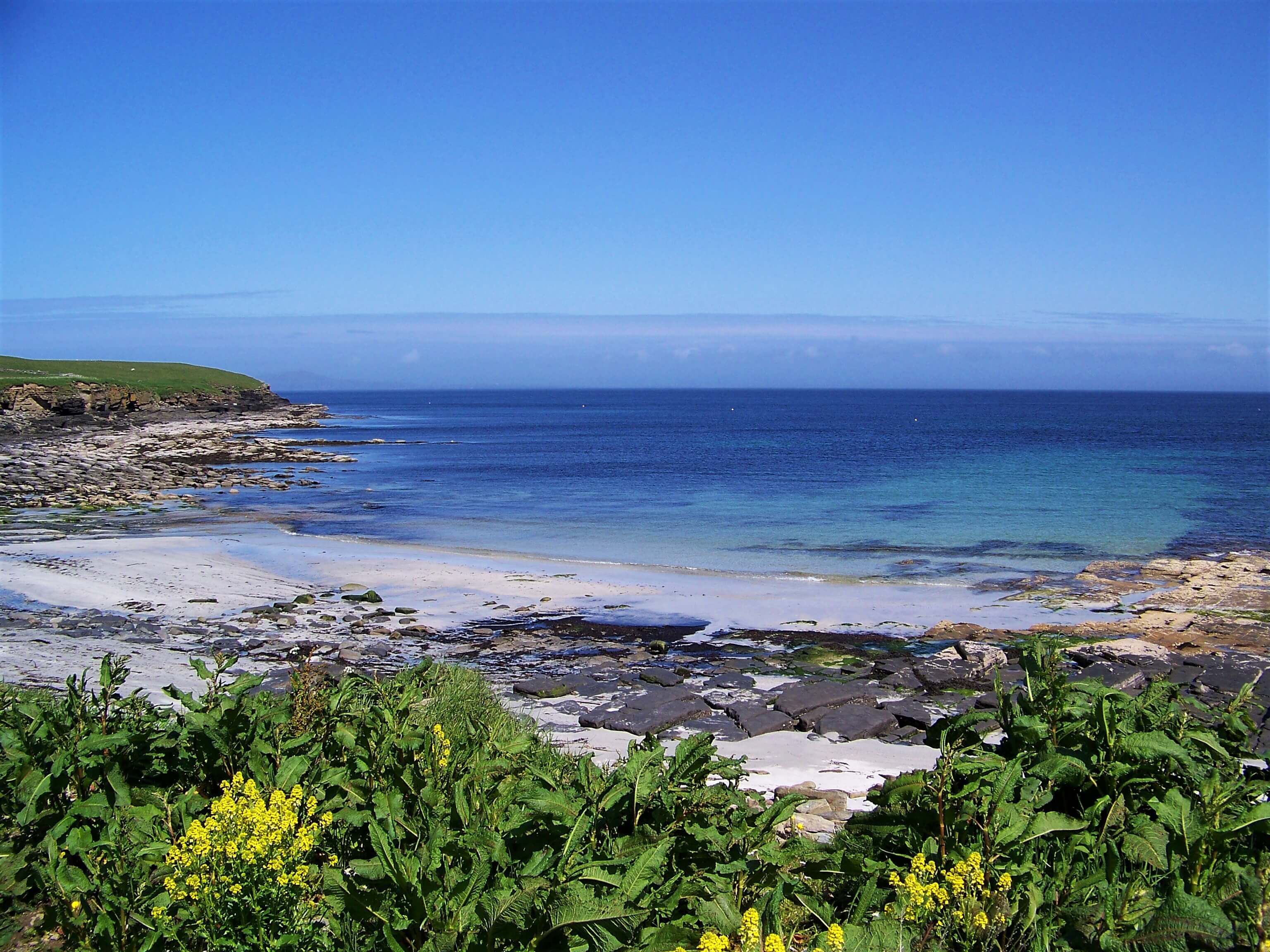 Coastline in the Orkney Island of Rousay Orkney island of Rousay coastline, Orkney, Scotland #Orkneyology.com