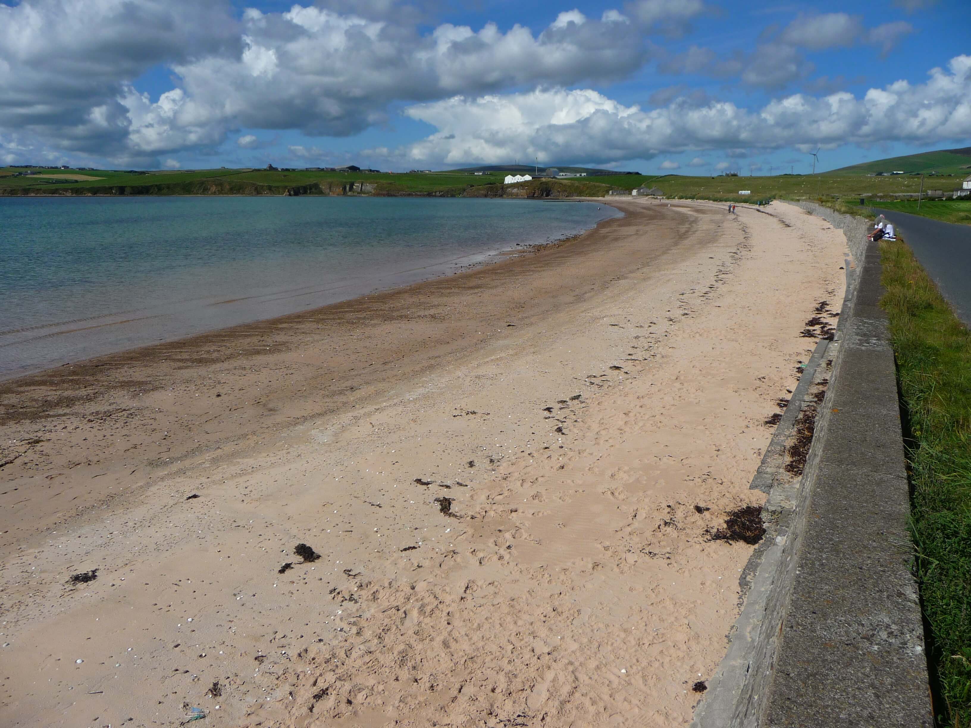 Scapa Beach, Orkney Islands, Scotland. Discover more about living and working in Orkney at www.Orkneyology.com