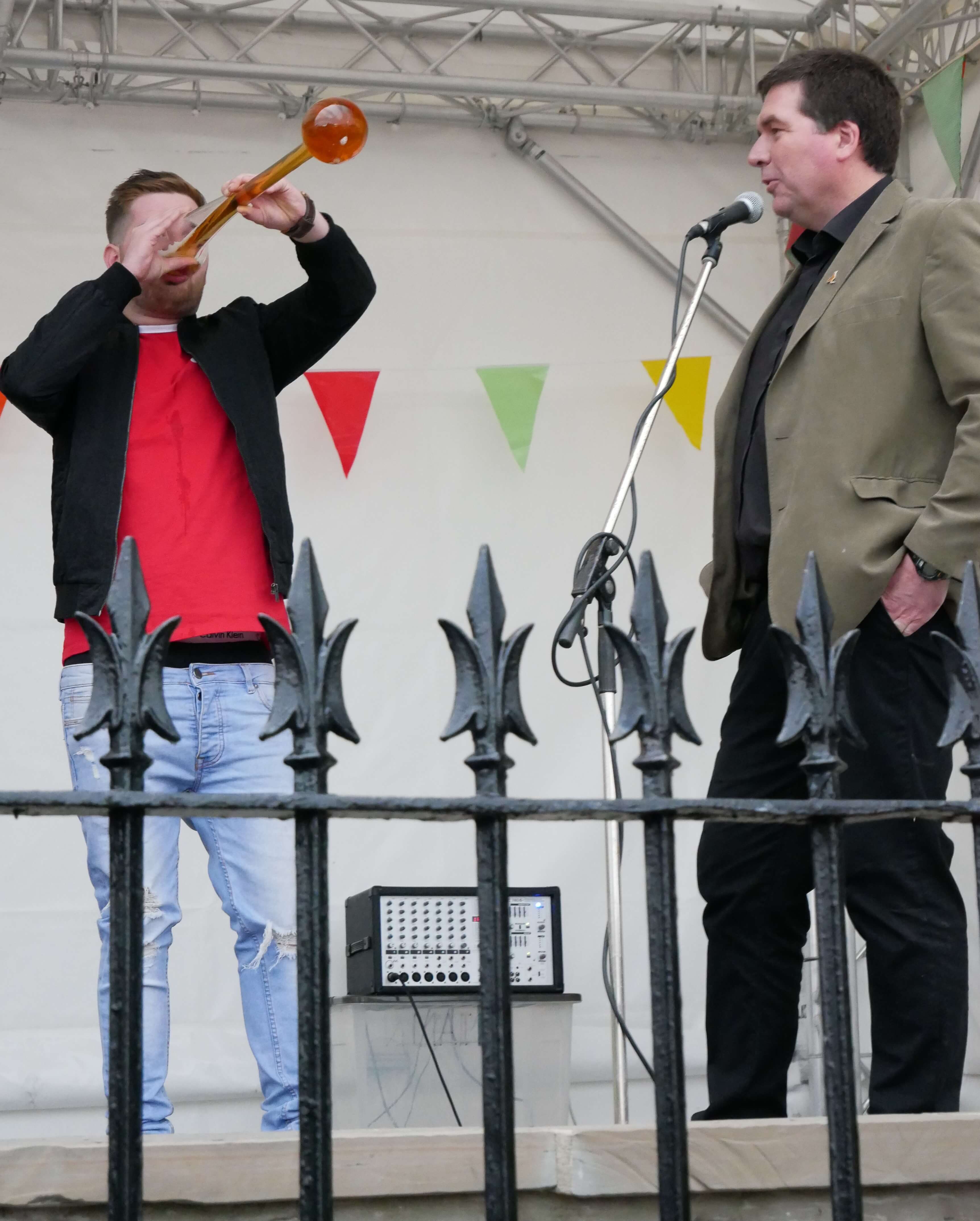 Stromness Shopping Week - a gala collection of silliness and frivolity, such as the "yard of ale" competition https://www.orkneyology.com