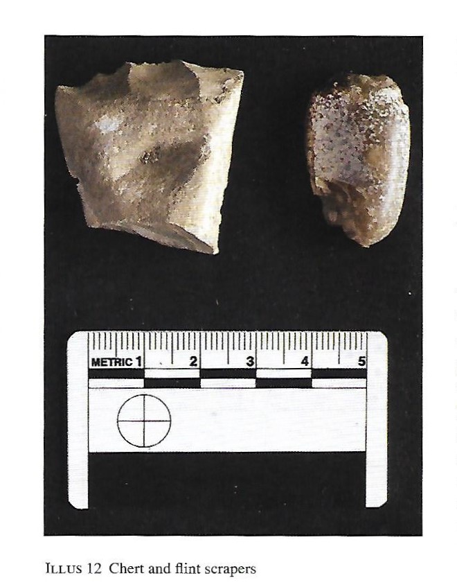 Chert and flint scrapers Chert and flint scrapers from near the Neolithic village at Skaill Beach, Orkney Islands, Scotland. #Orkneyology.com