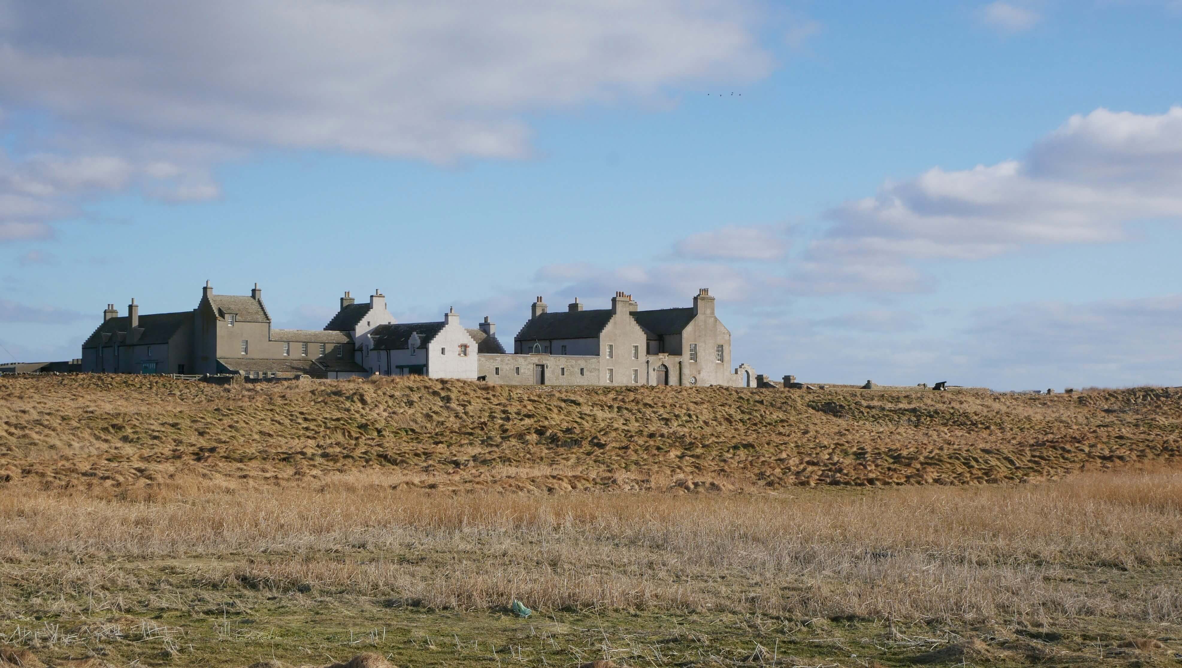 Skaill House looking suitably eerie Skaill House, Orkney Islands, Scotland, UK #Orkneyology.com