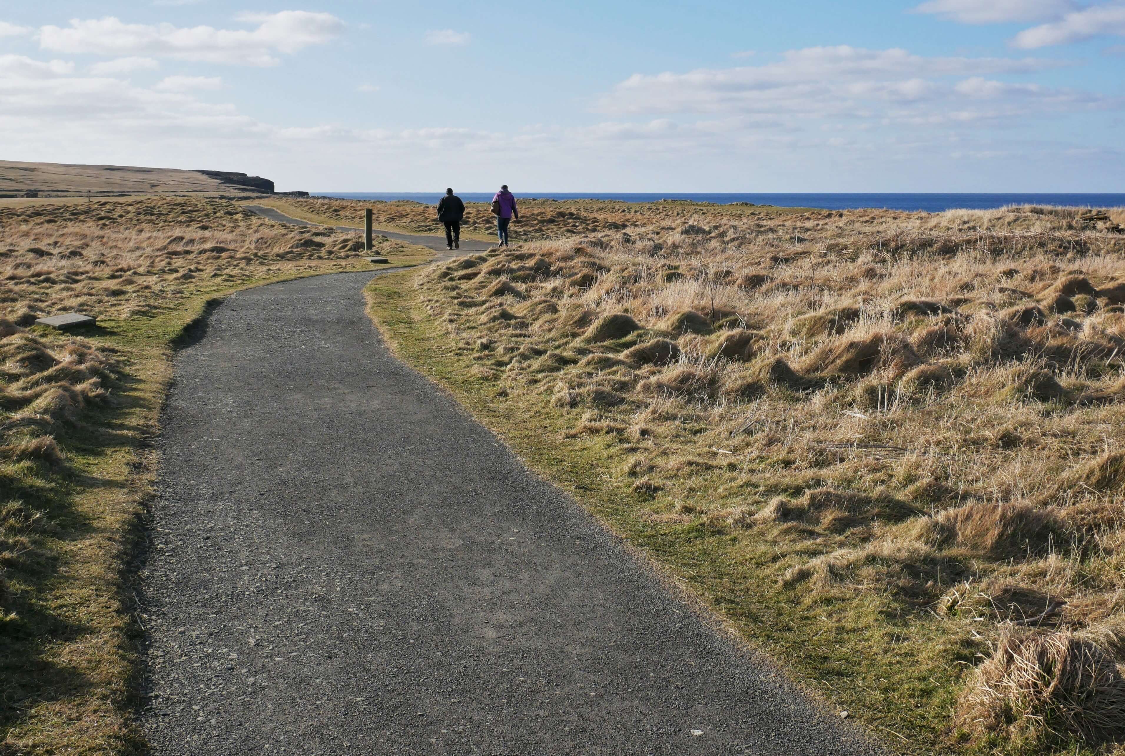 Have a wonderful journey Path to the Neolithic village at Skaill Beach, Orkney Islands, Scotland. #Orkneyology.com