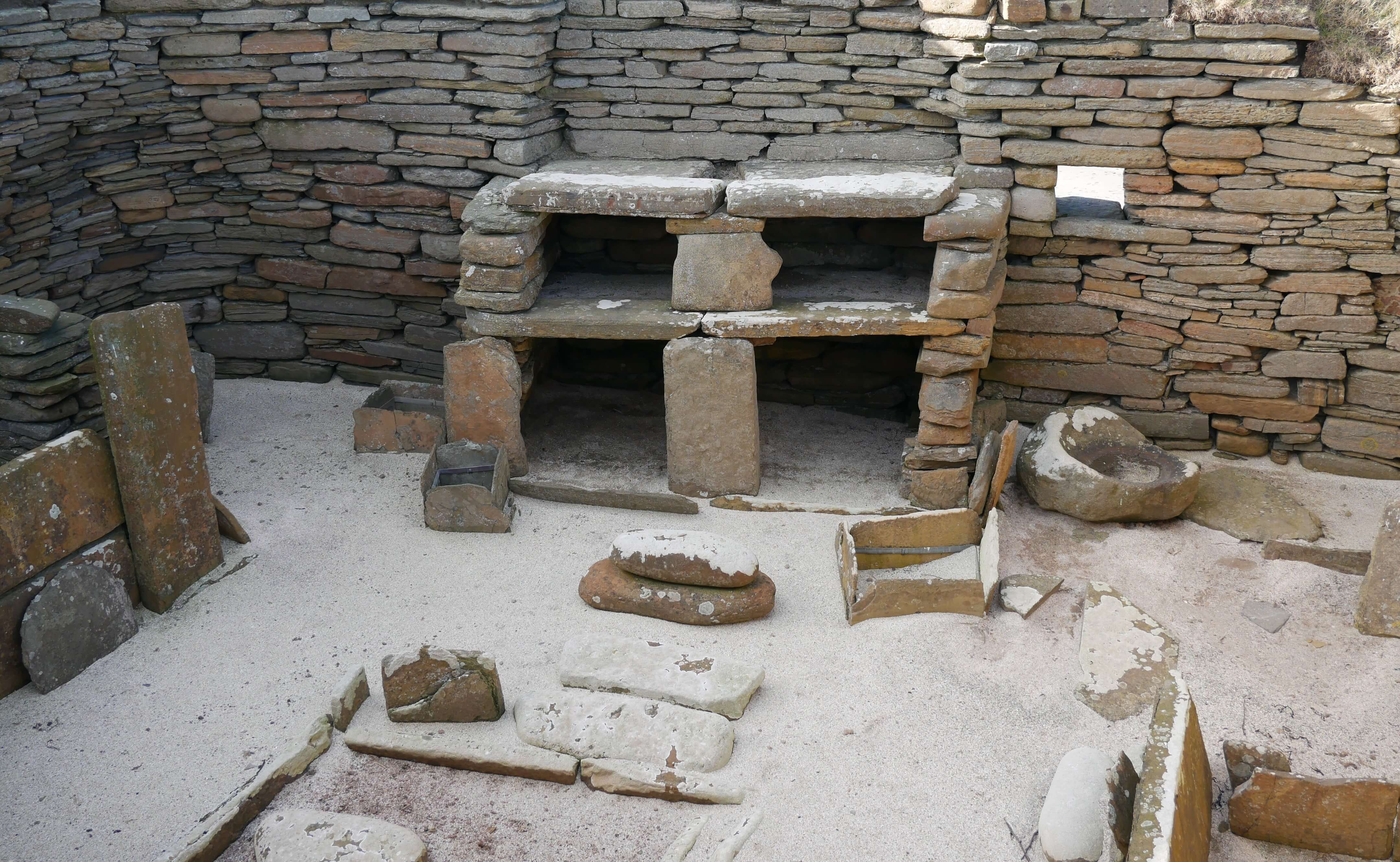 Neolithic dresser Neolithic dresser in the Orkney Islands. #Orkneyology.com