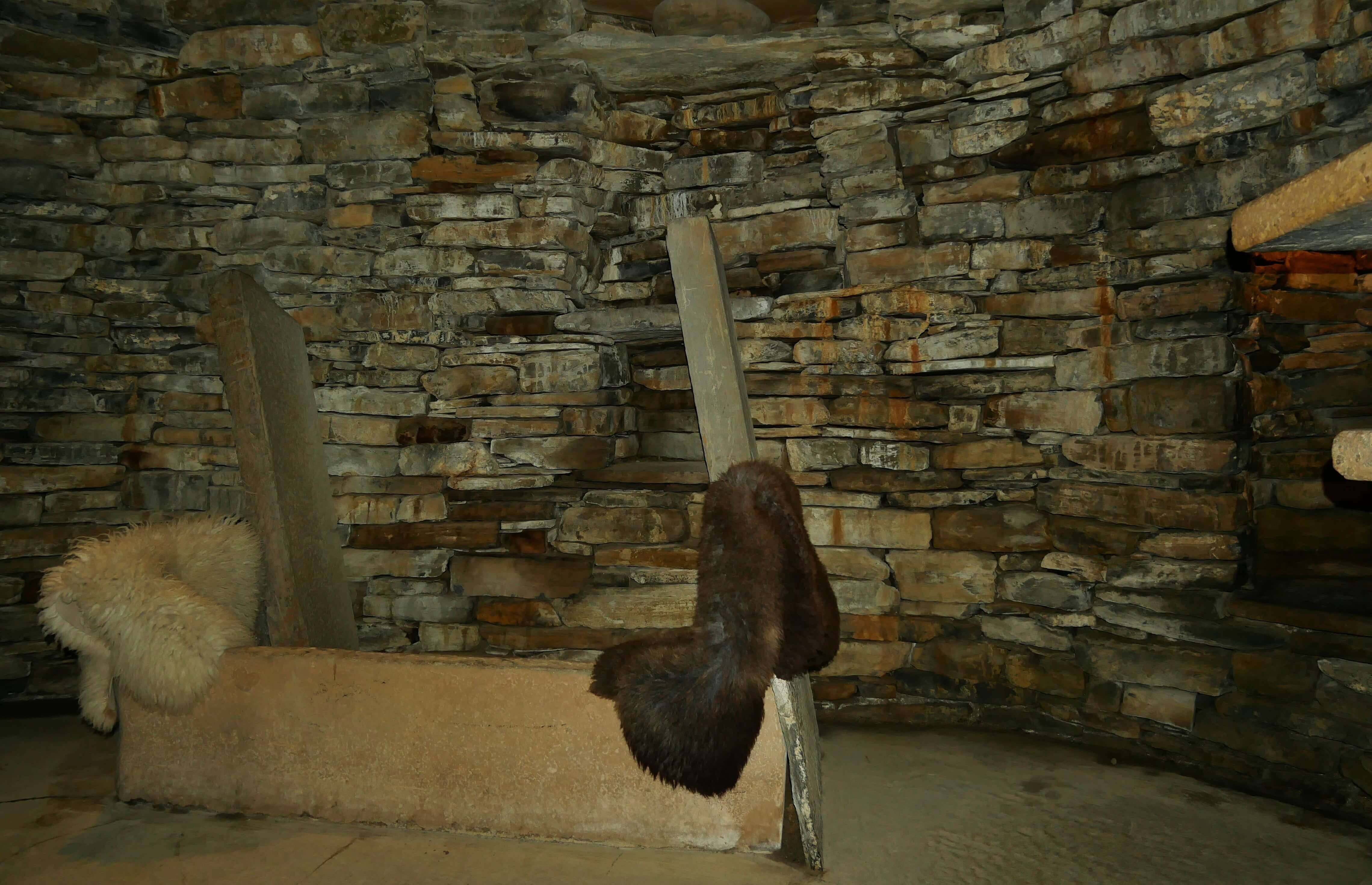Recreated bed Recreated bed from the Neolithic village at Skaill Beach, Orkney Islands, Scotland. #Orkneyology.com