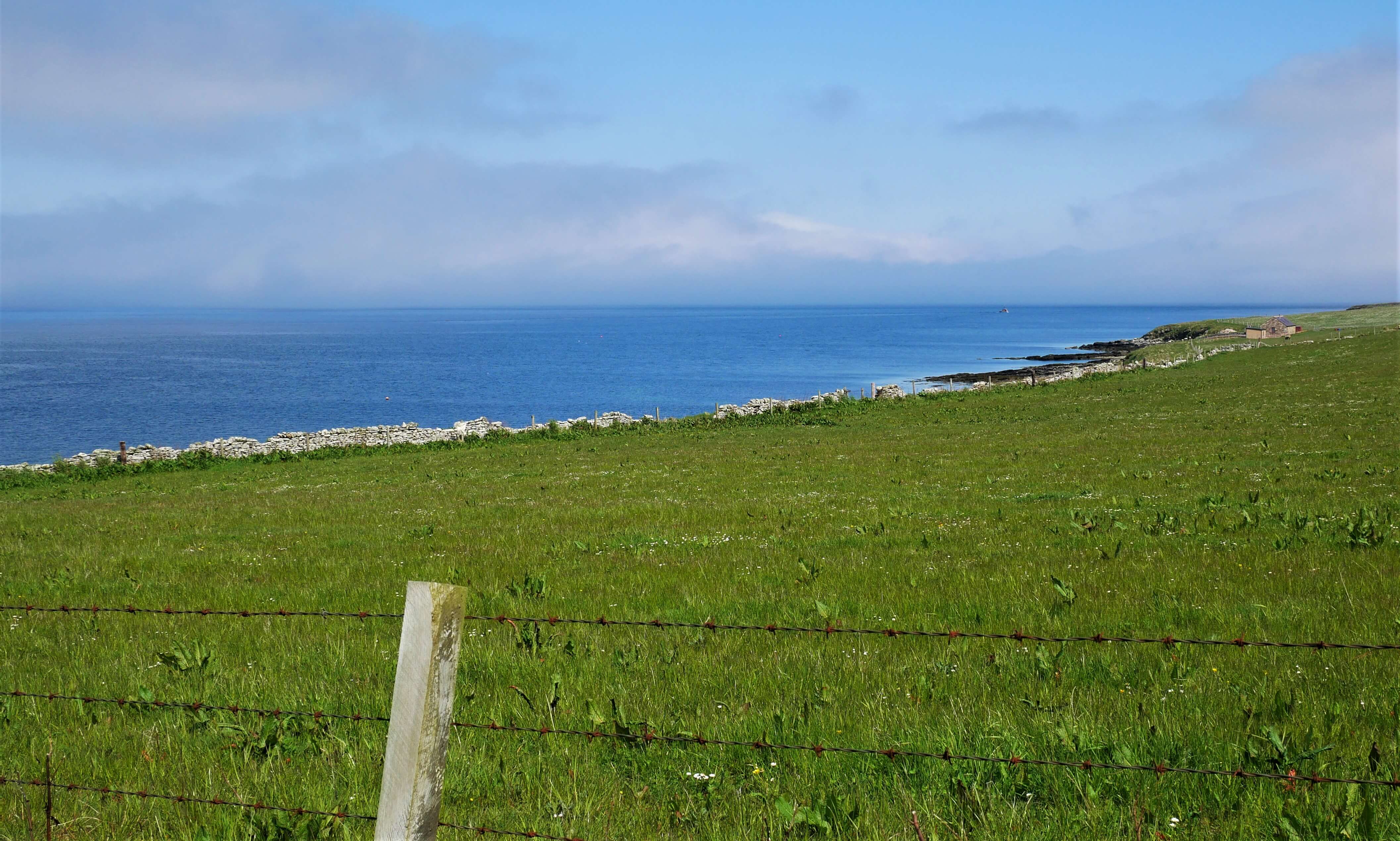 A coastline in South Ronaldsay, near Wheems Organic Farm Coastline in South Ronaldsay, Orkney Islands, Scotland, UK. #Orkneyology.com