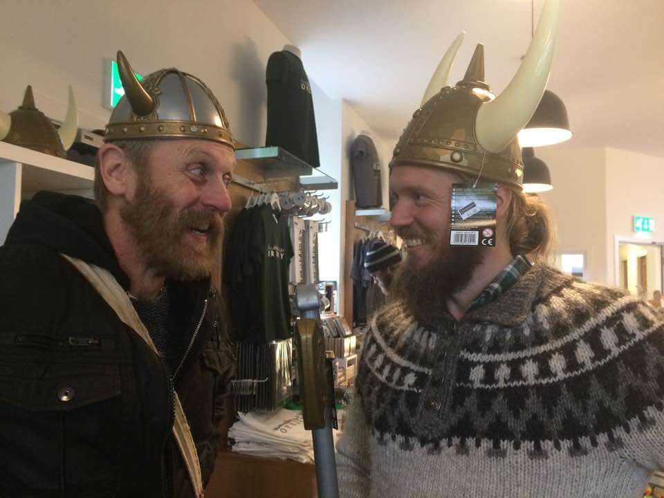 Two Nordic storytellers from the 2017 Orkney Storytelling Festival, Orkney Islands, UK