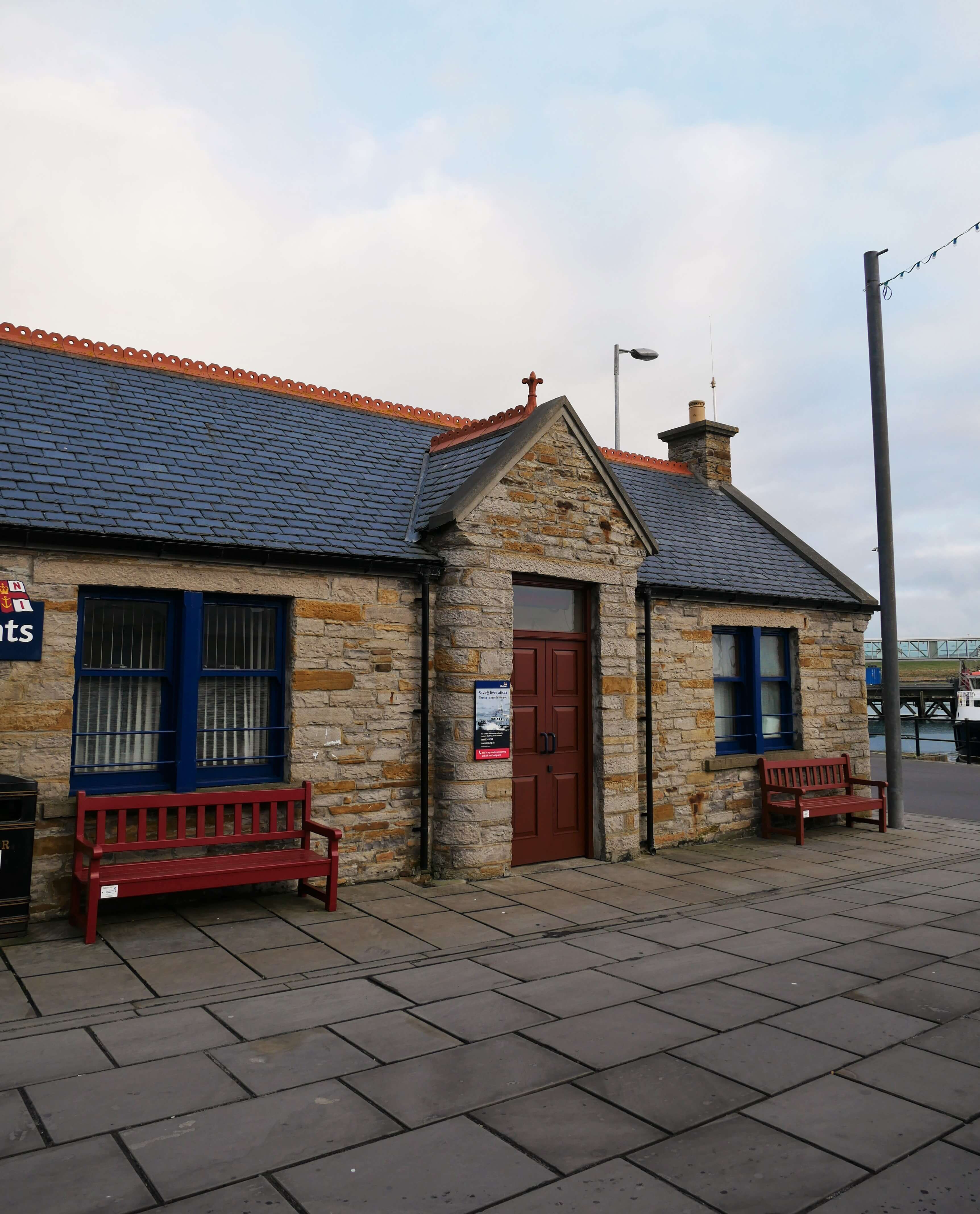 Spot in Stromness, Orkney, Scotland where Orcadian writer GMB used to while away the hours talking with his friends