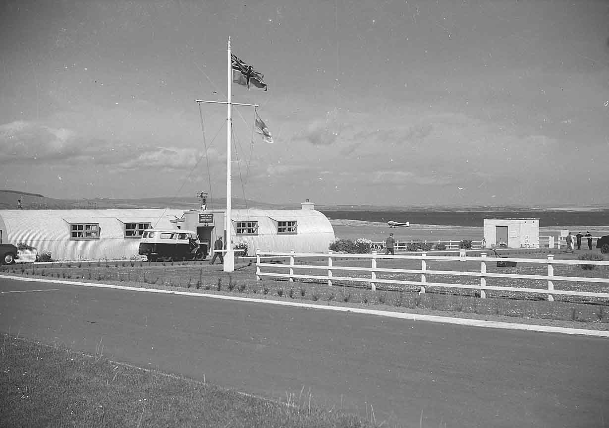 Termianl-Building-1950s, Orkney Islands, Scotland, Kirkwall. www.orkneyology.com
