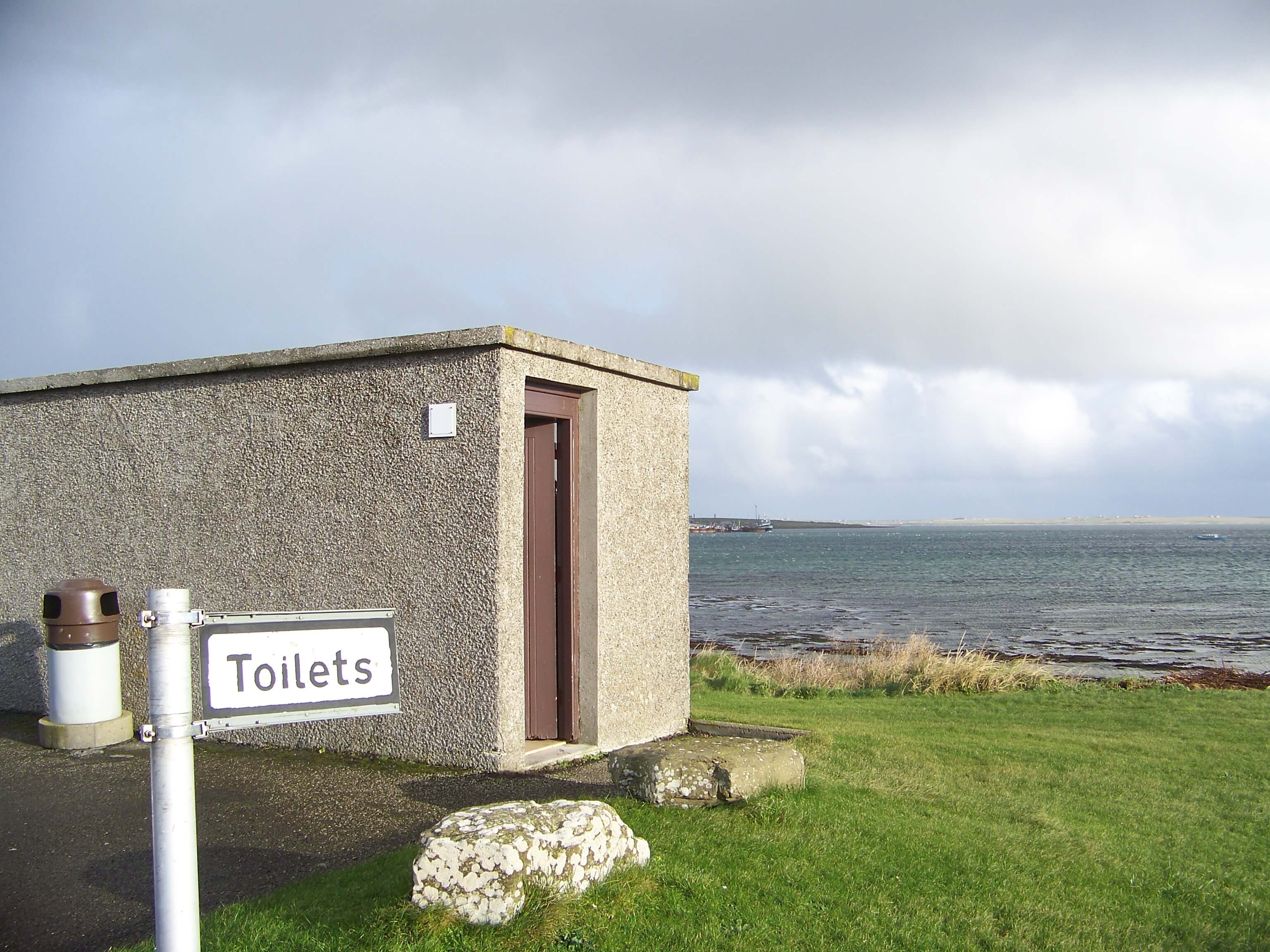 Public toilet in Westray, Orkney