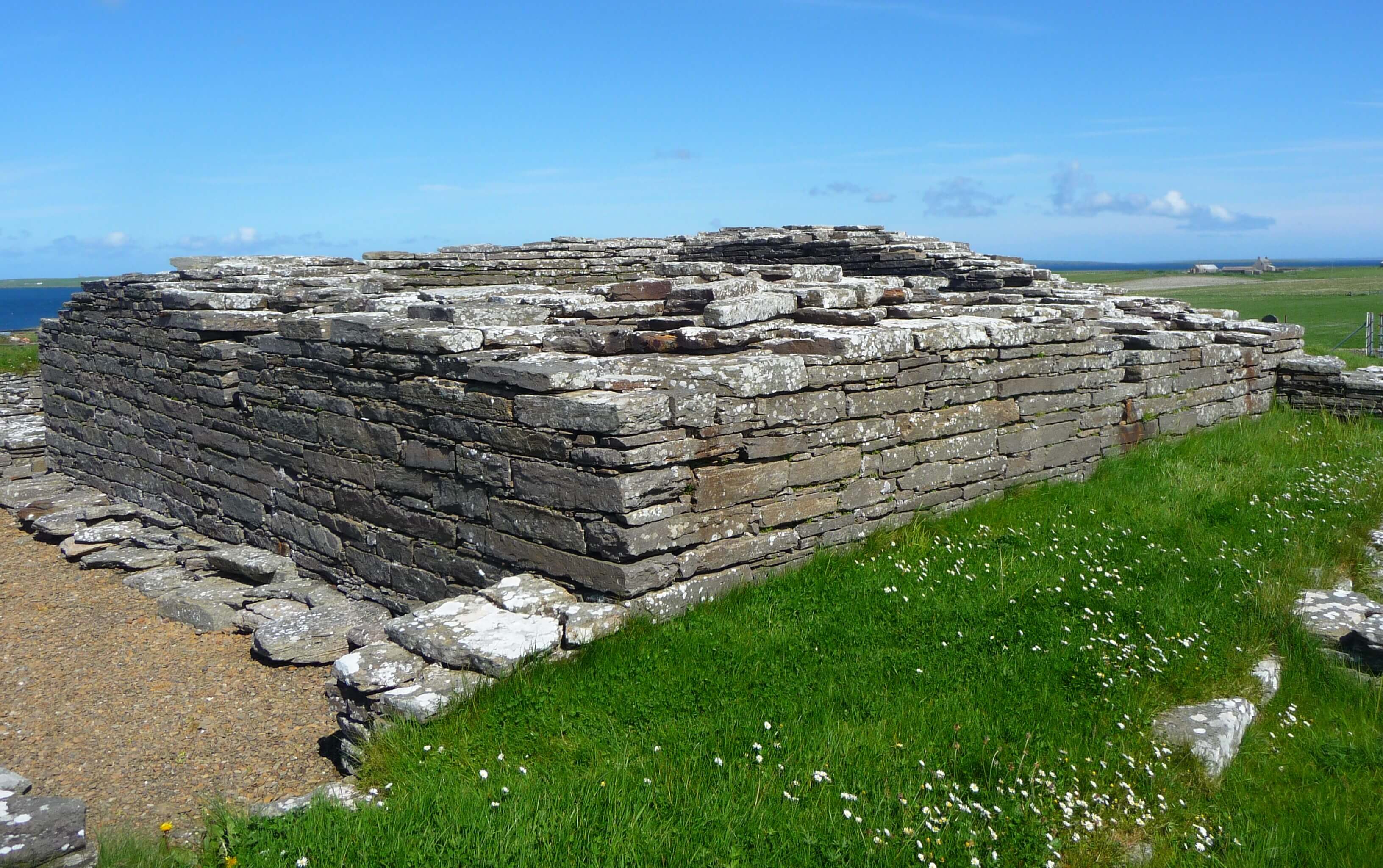 Cubbie Roo's castle, island of Wyre, Orkney Islands, Scotland, UK