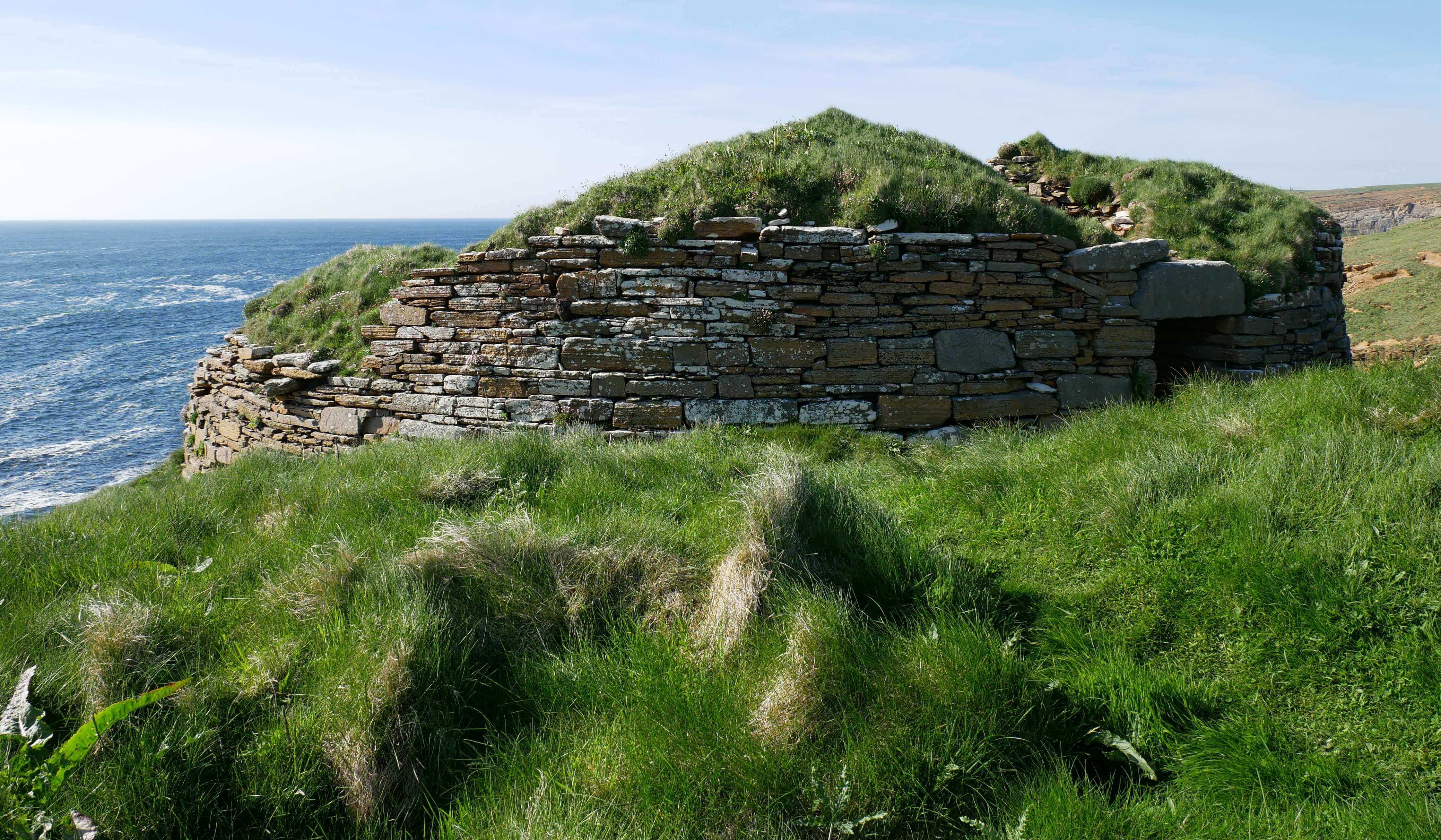 Iron age broch - Broch of Borwick, Yesnaby, Orkney Islands, Scotland