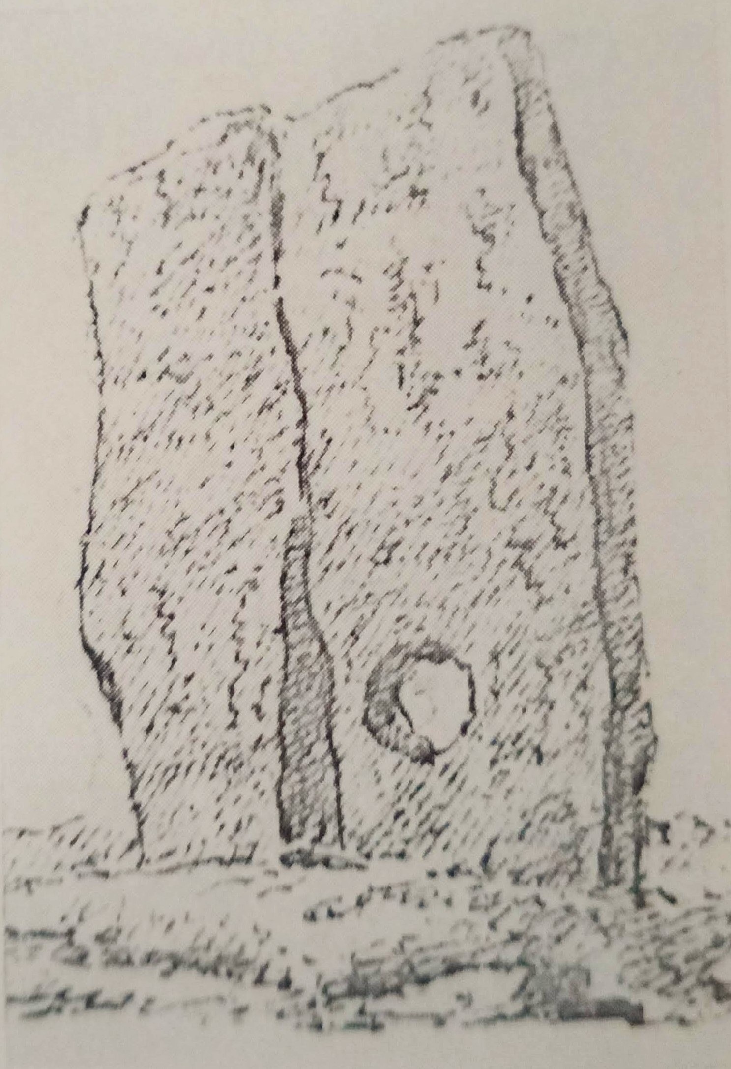 Odin's Stone Old sketch of Orkney's Odin Stone, an important folk stone destroyed by an idiot. Orkney Islands, Scotland, UK. Orkneyology.com