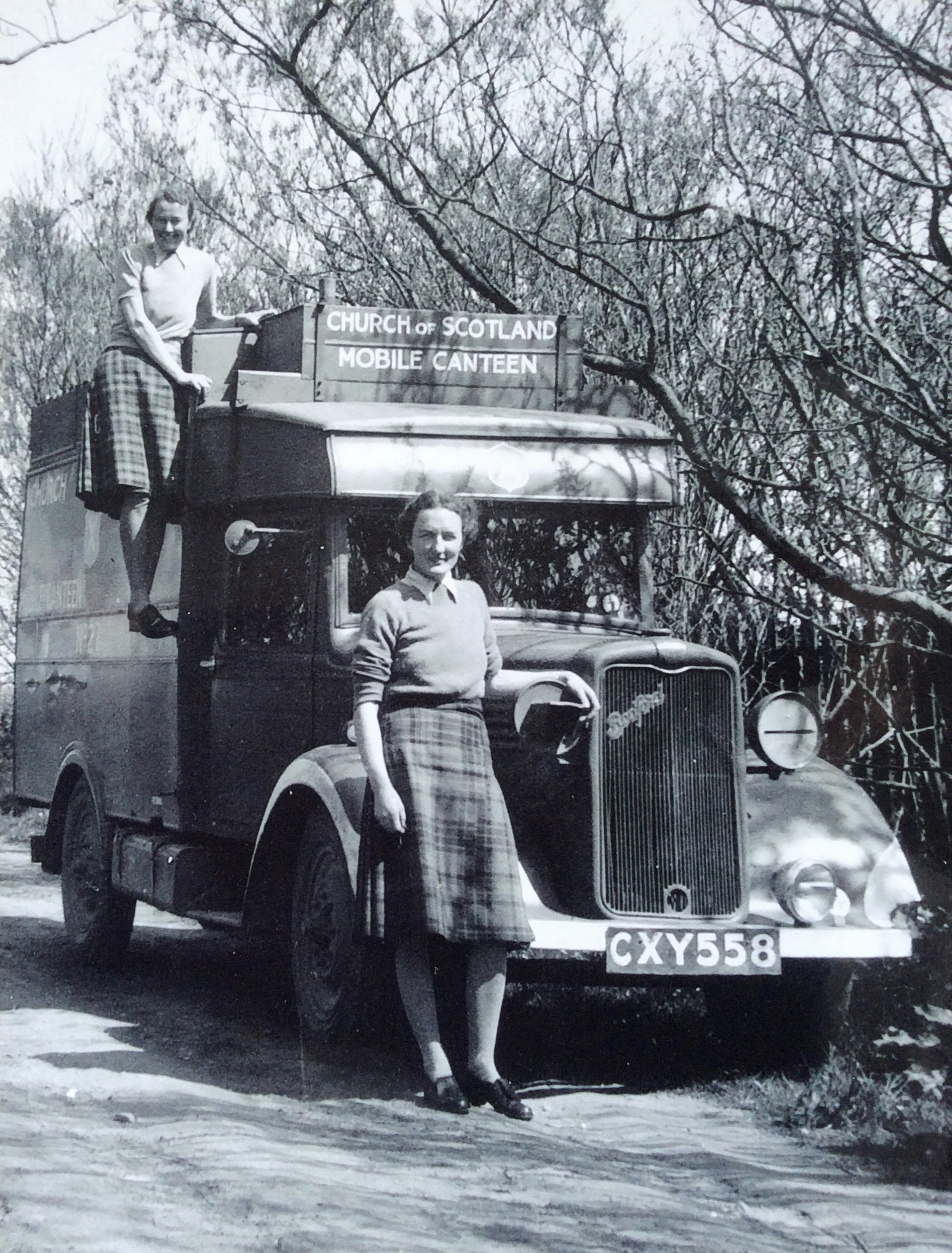 Wartime mobile canteen Alison and Marjory, Orkney Islands