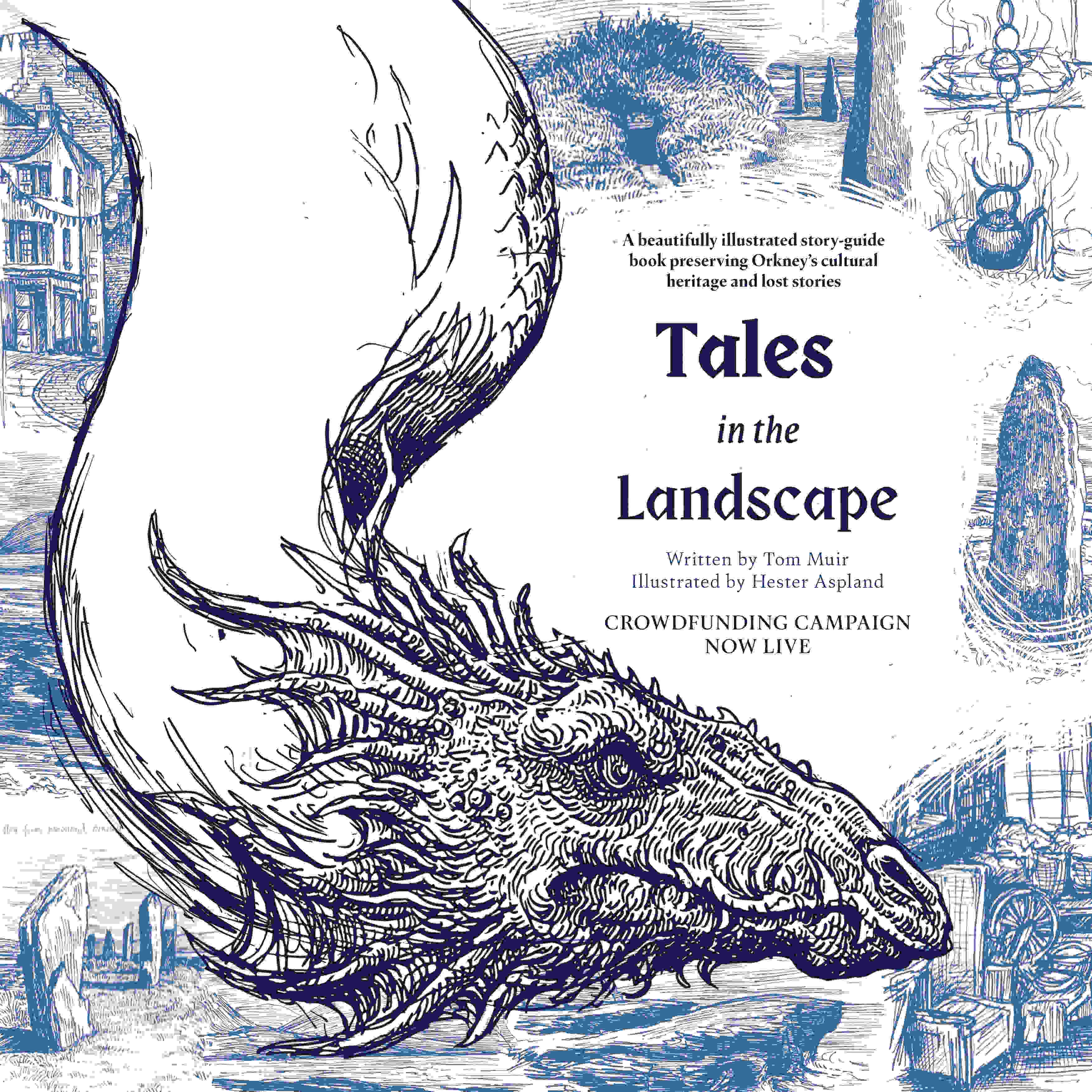 Tom Muir's Tales in the Landscape Crowdfunder promo by Hester Aspland, artist Tom Muir's Tales in the Landscape Crowdfunder promo by Hester Aspland, artist