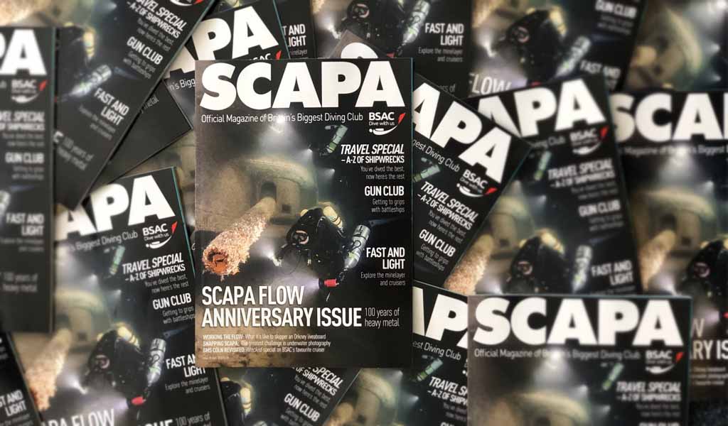 A FREE commemorative edition of BSAC’s member magazine, SCUBA, has been made available to everyone, to mark the centenary of the scuttling of the German High Fleet in Orkney's Scapa Flow.