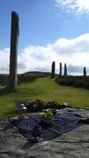 Waiting for the bride at the Ring of Brodgar